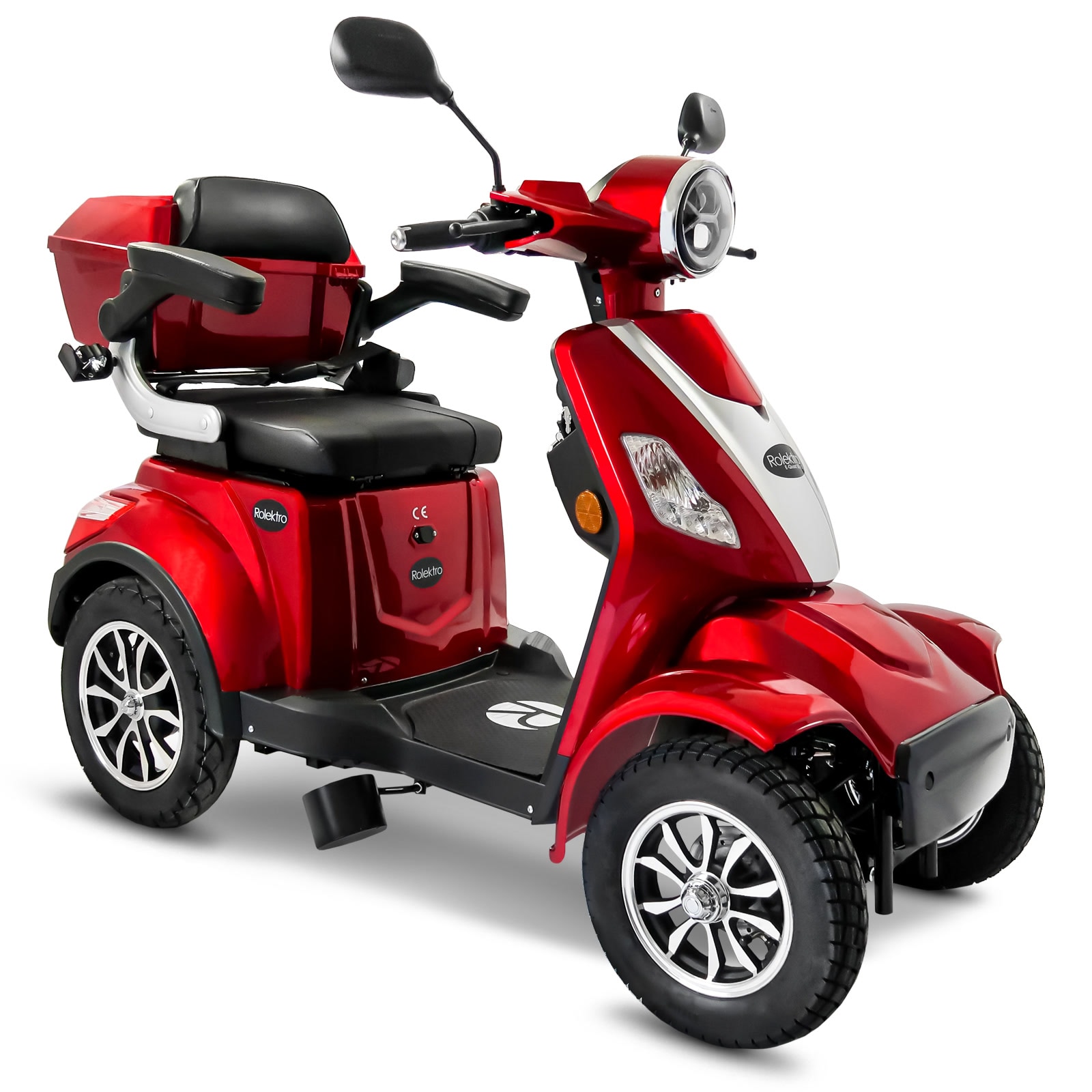 Rolektro, E-Quad 25 V.3 Lithium, Rot,  60V-30Ah Akku, 1000 Watt - Bild 1