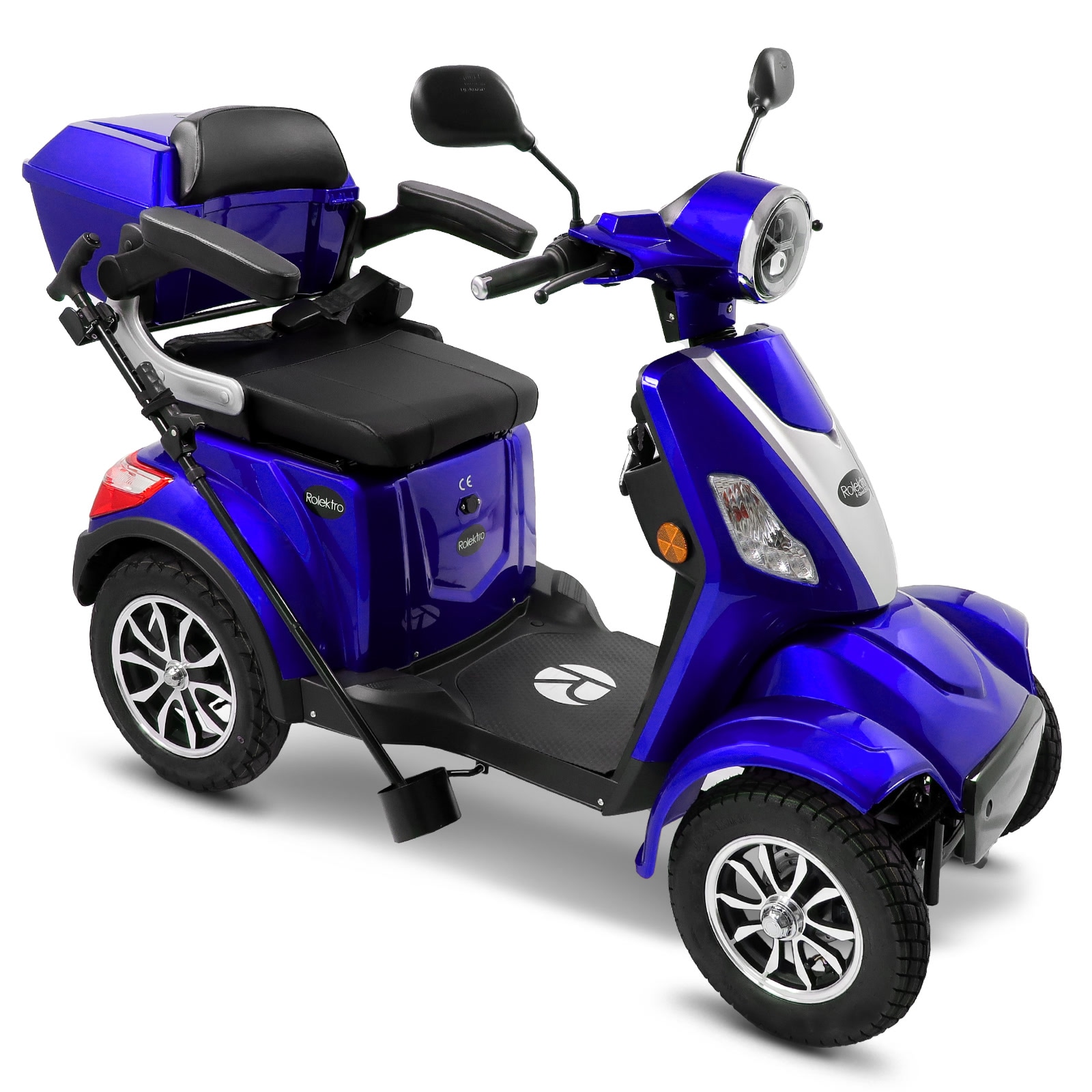 Rolektro, E-Quad 25 V.3 Lithium, Blau, 60V-30Ah Akku, 1000 Watt - Bild 1