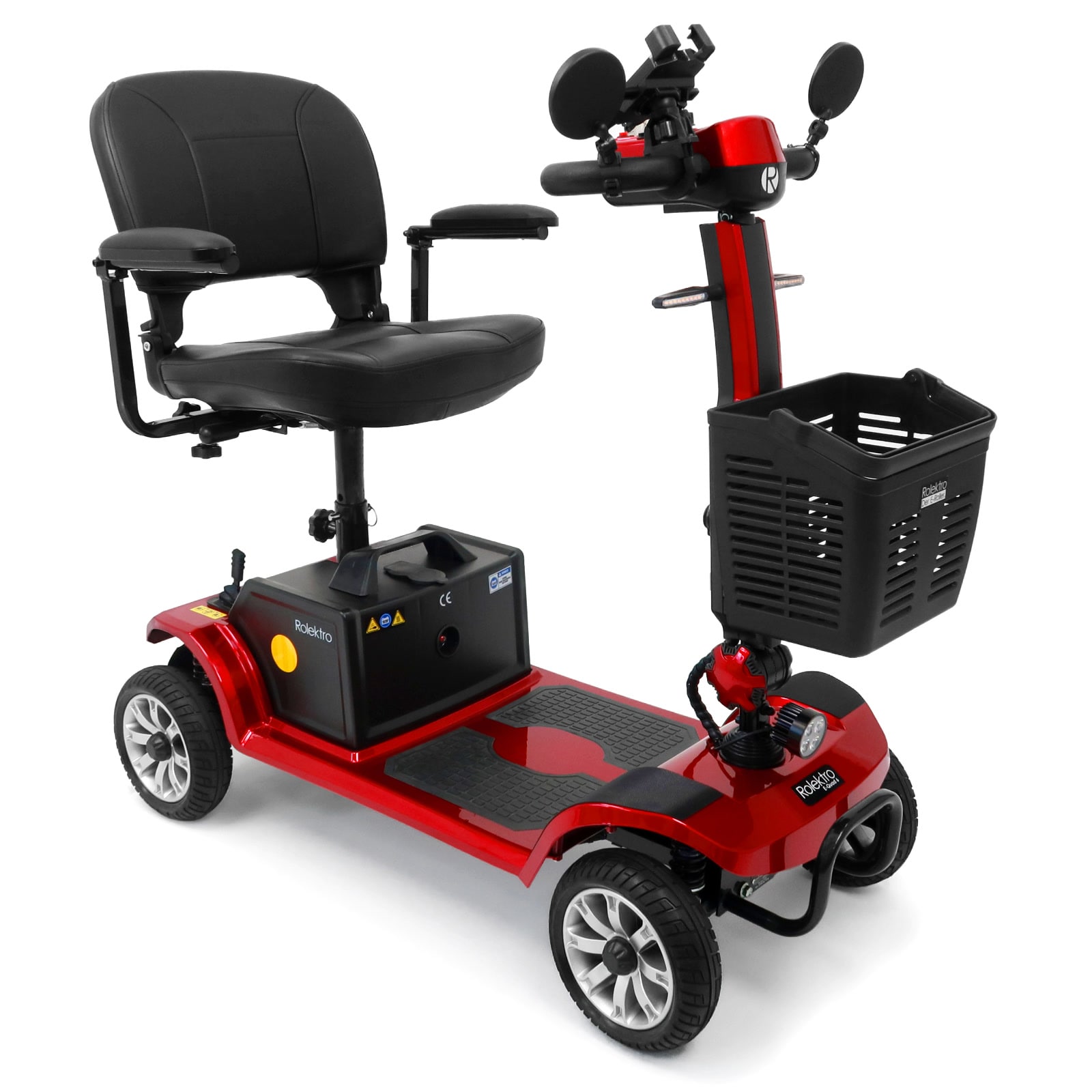 Rolektro, E-Quad 6 V.2 Pro, Rot, 24V-20Ah Bleigel-Akku, 300 Watt - Bild 1