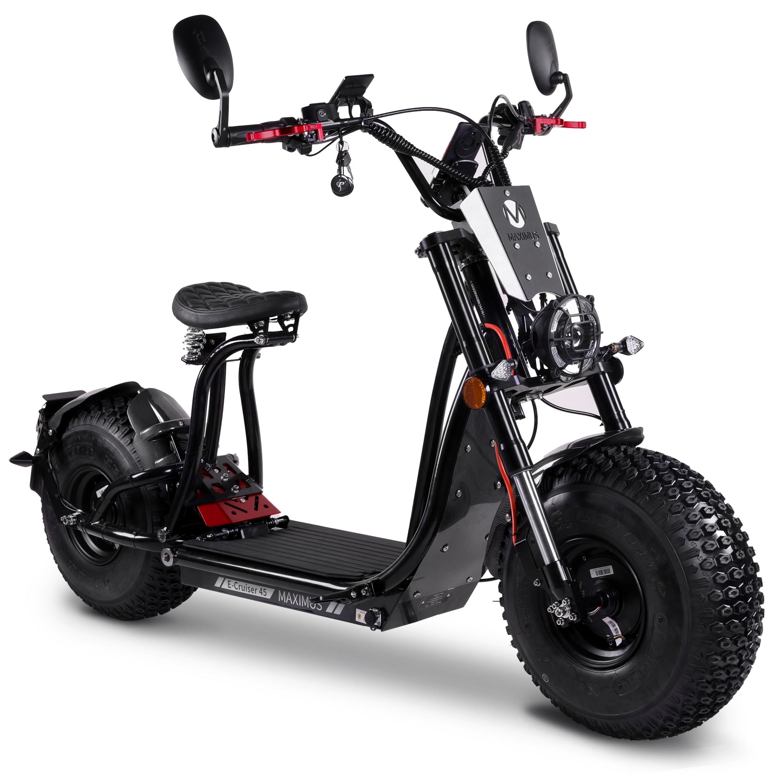 Maximus, E-Cruiser MX45-2, Schwarz, 2 x 1500 Watt, 45 km/h, 60V-25,6Ah Lithium-Akku - Bild 1
