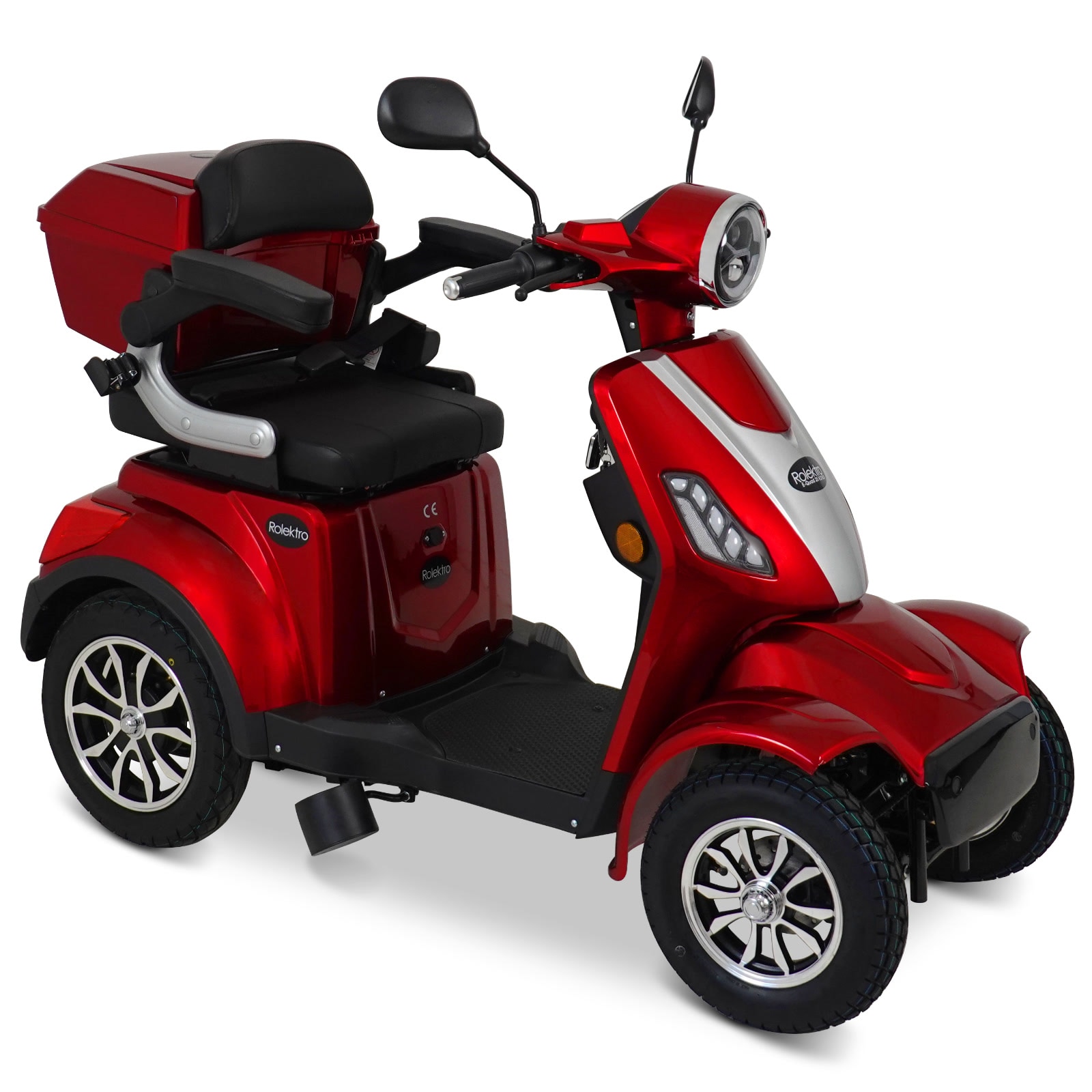 Rolektro, E-Quad 25 V.2 R31, Rot, 60V-20Ah Bleigel Akku, 1000 Watt