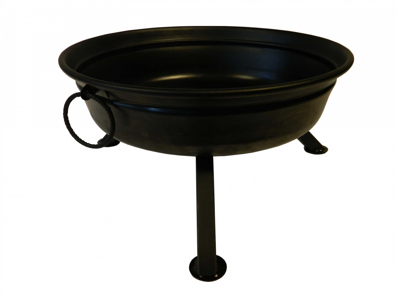 Best Sporting Feuerschale aus Stahl, schwarz, 60 cm Durchmesser - Bild 1