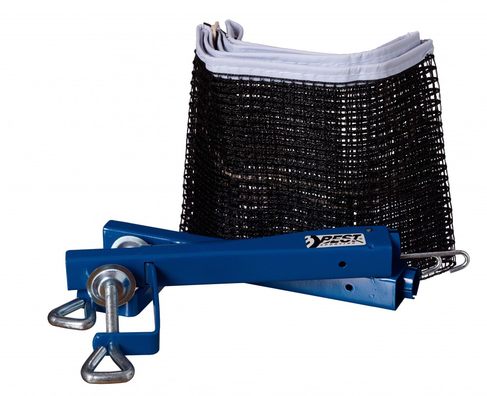 Best Sporting Tischtennis Netz TOP I Wetterfeste Tischtennisnetz Garnitur in schwarz aus verzinktem Stahl - Bild 1