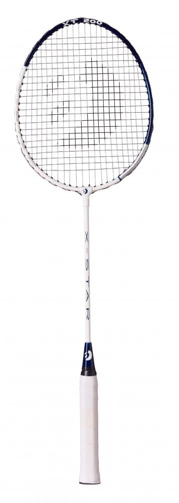 Best Sporting Badminton Schl&auml;ger 200 XT I Griffband Badmintonschl&auml;ger I Schaft und Rahmen aus geh&auml;rtetem Stahl I Verst&auml;rktes T-St&uuml;ck I Badminton Racket - Bild 1