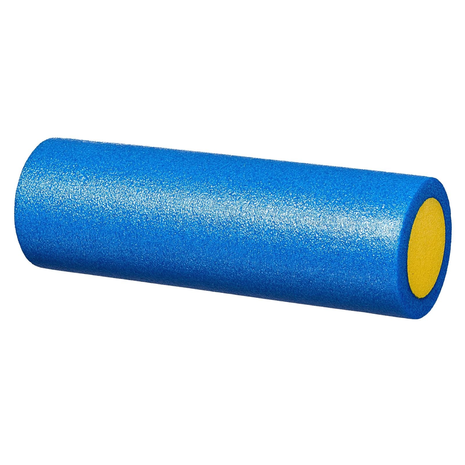 Best Sporting Yogarolle mit &Uuml;bungsanleitung I Farbe: blau/gelb I L&auml;nge: 45 cm, &Oslash; 15 cm I Gewicht: 0,36 Kg I Schaumstoffrolle f&uuml;r Beweglichkeit und Durchblutung - Bild 1