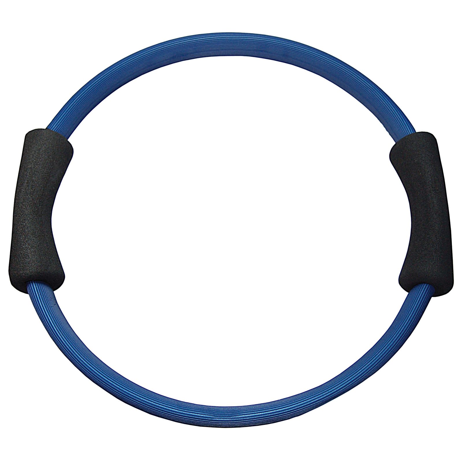 Best Sporting Pilates Power Toning-Ring 37cm in blau I Widerstand Mittel I Fitnessring mit Schaumstoffgriffen I Trainiert besonders die Brust-, Arm-, Bein- und Bauchmuskeln I Inkl. &Uuml;bungsanleitung - Bild 1