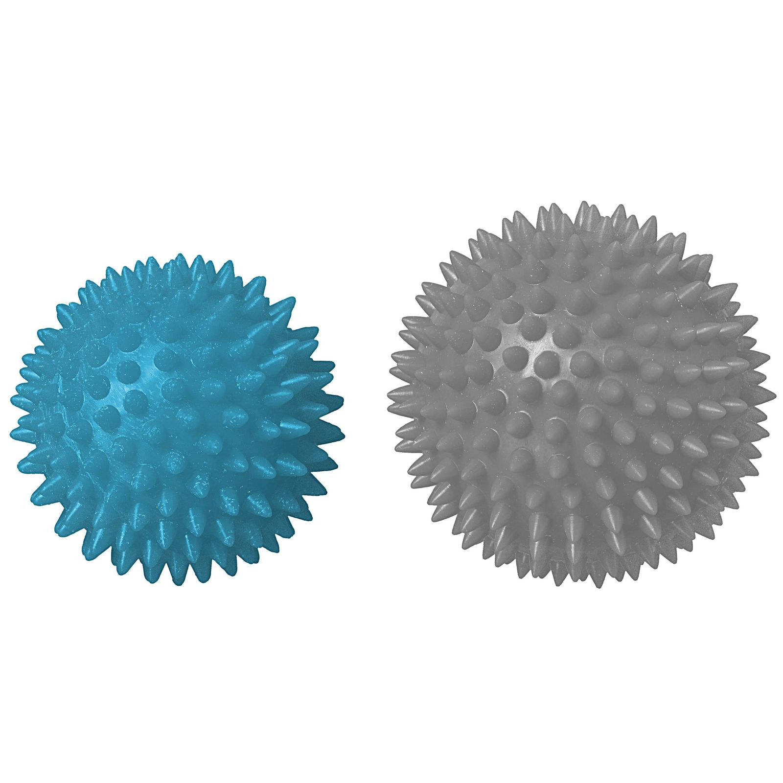 Best Sporting Massageb&auml;lle 2er Set I Inkl. &Uuml;bungsanleitung I Noppenball Set perfekt f&uuml;r Reflexzonen, Anti-Stress, Entspannung I Igelb&auml;lle weich und hart - Bild 1