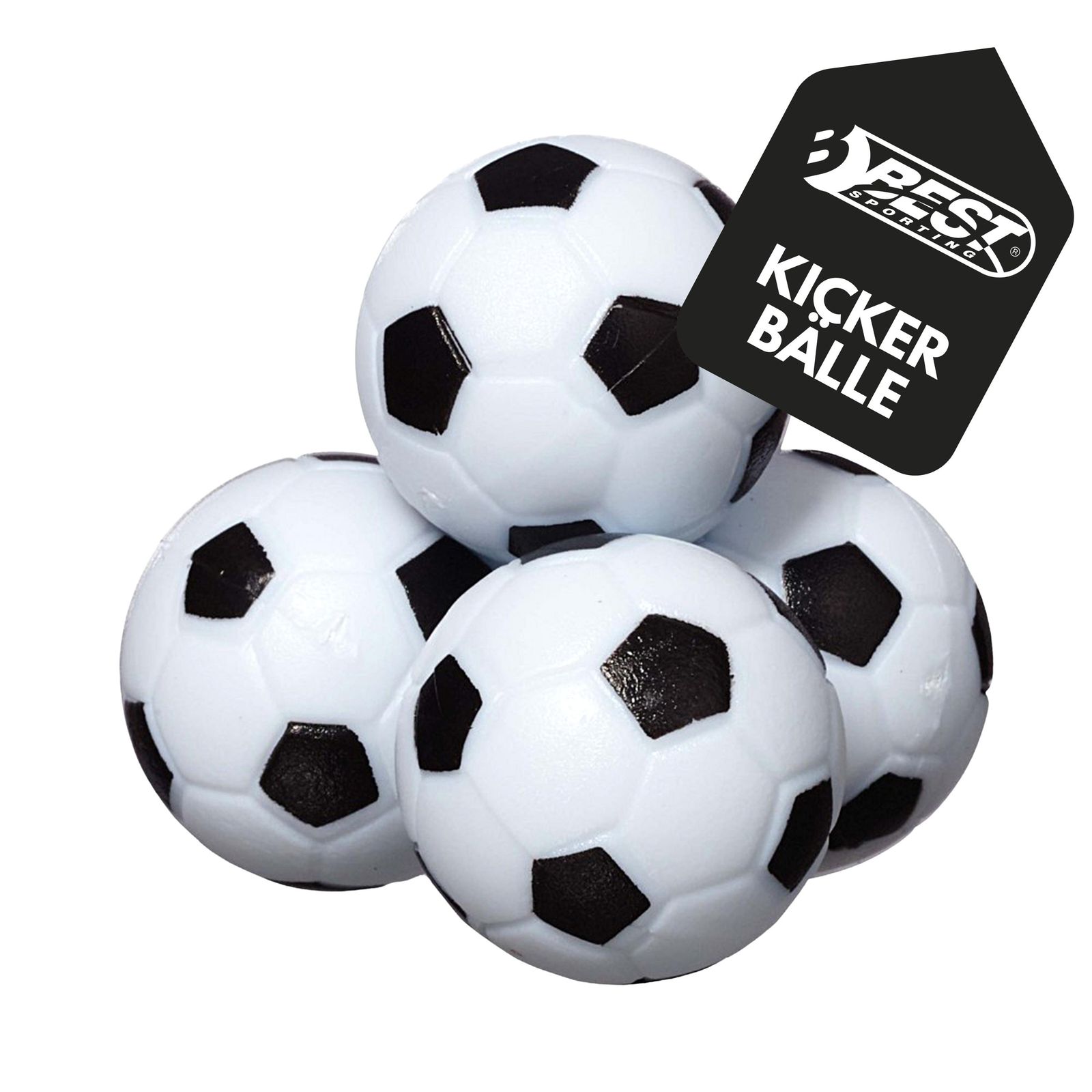Best Sporting Kickerb&auml;lle 36mm, 4 St&uuml;ck im Set f&uuml;r Tischkicker - Bild 1