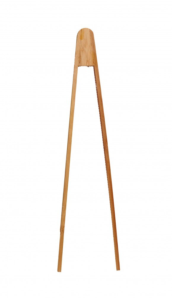 Best Sporting Grillzange K&uuml;chenzange aus Holz , 35 x 2 cm - Bild 1