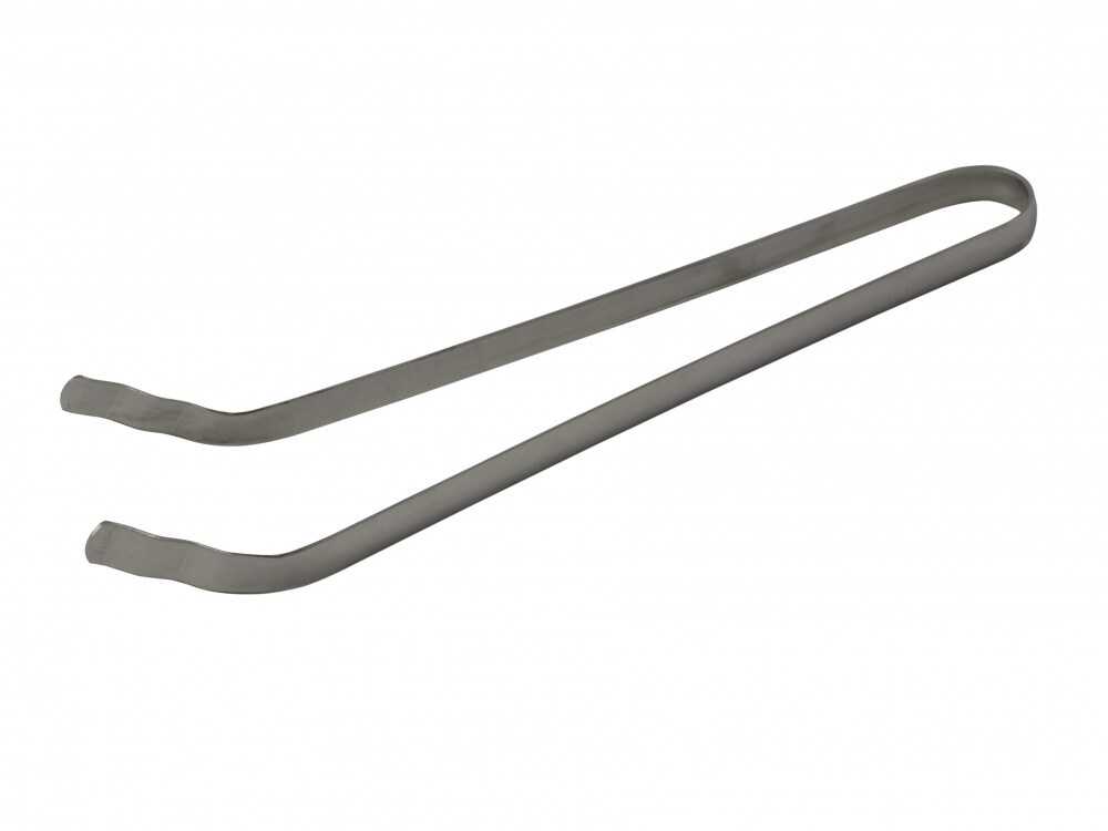 Best Sporting Grillzange Edelstahl abgewinkelte Spitze, 36 x 2 cm - Bild 1