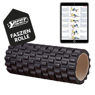 Massage-Fitness-Rolle, Schwarz - Bild 1