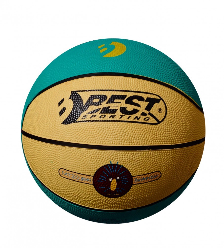 Mini-Basketball gr&uuml;n/creme - Bild 1