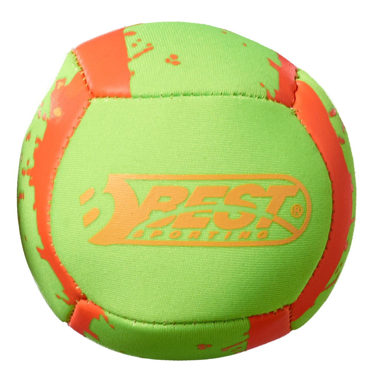 Neopren Mini-Fu&szlig;ball gr&uuml;n/orange - Bild 1