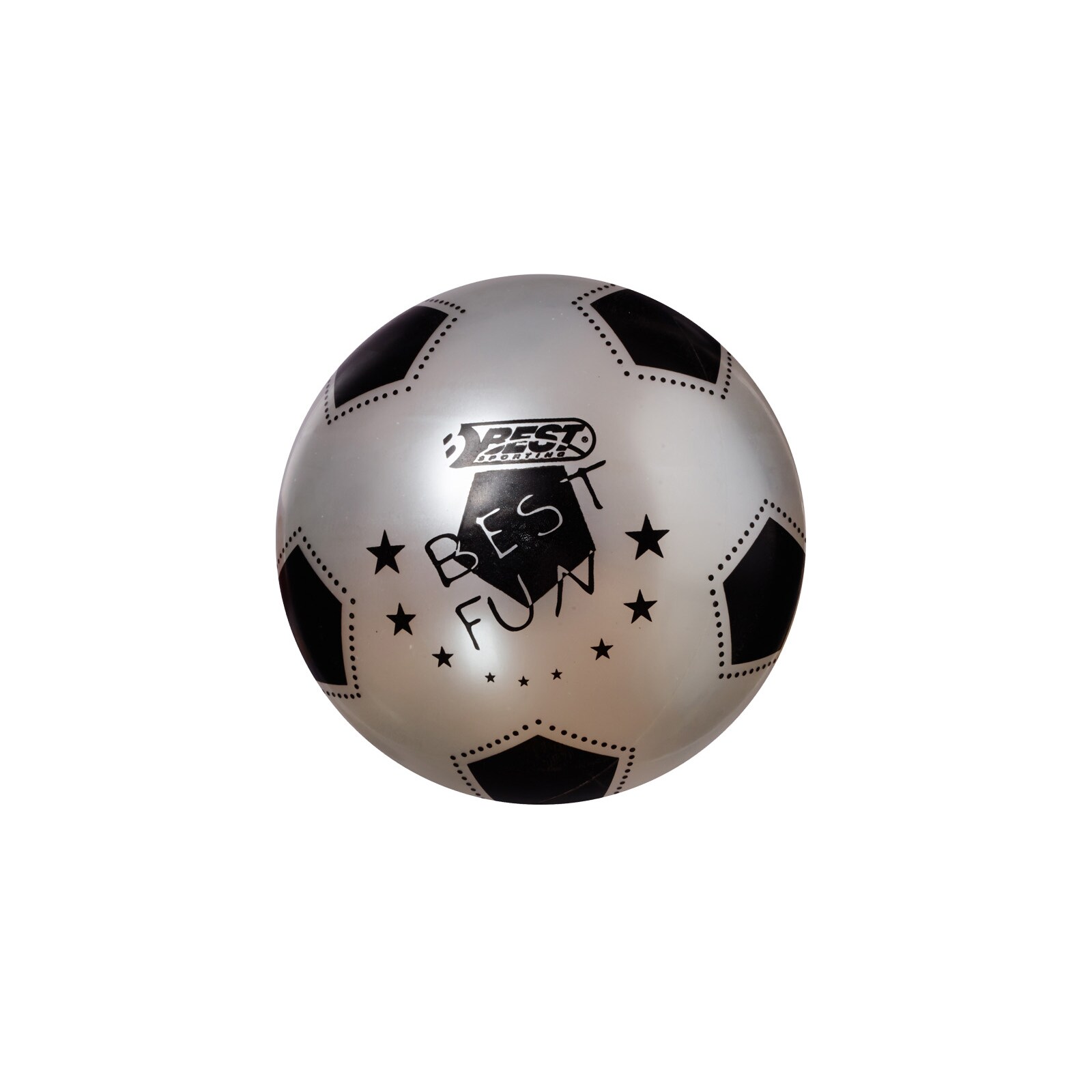 PVC-Ball BEST FUN 23 cm (9') silber - Bild 1
