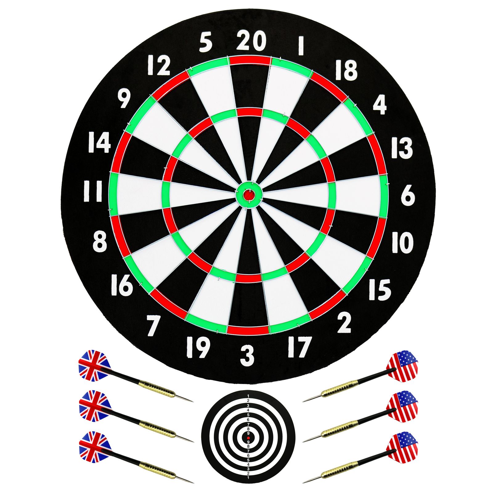 Papiergewickelte Dartscheibe, 46 cm - Bild 1