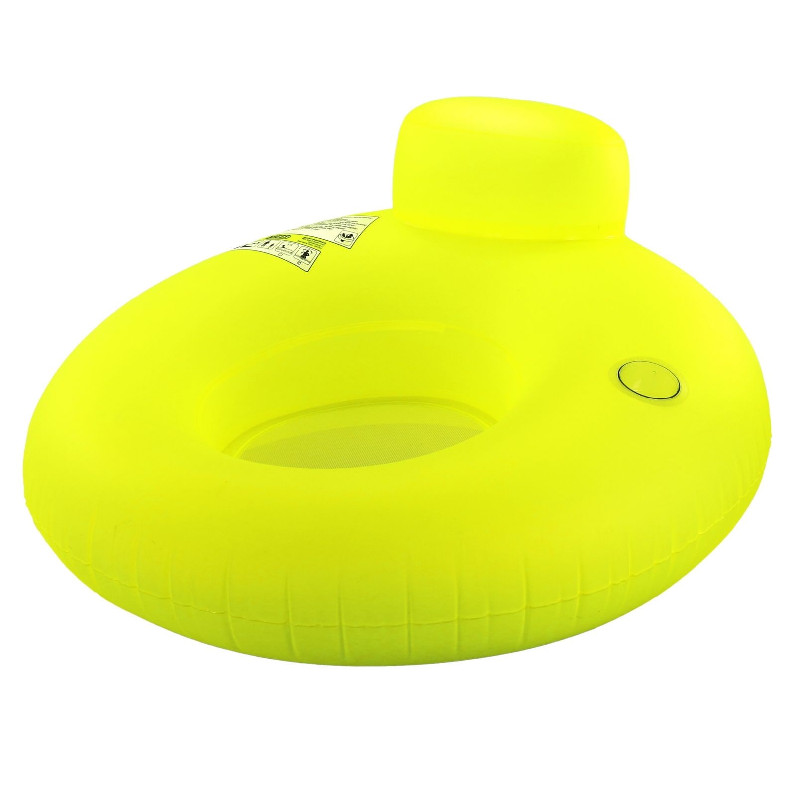 1 x Wassersessel mit R&uuml;ckenlehne, gelb - Bild 1