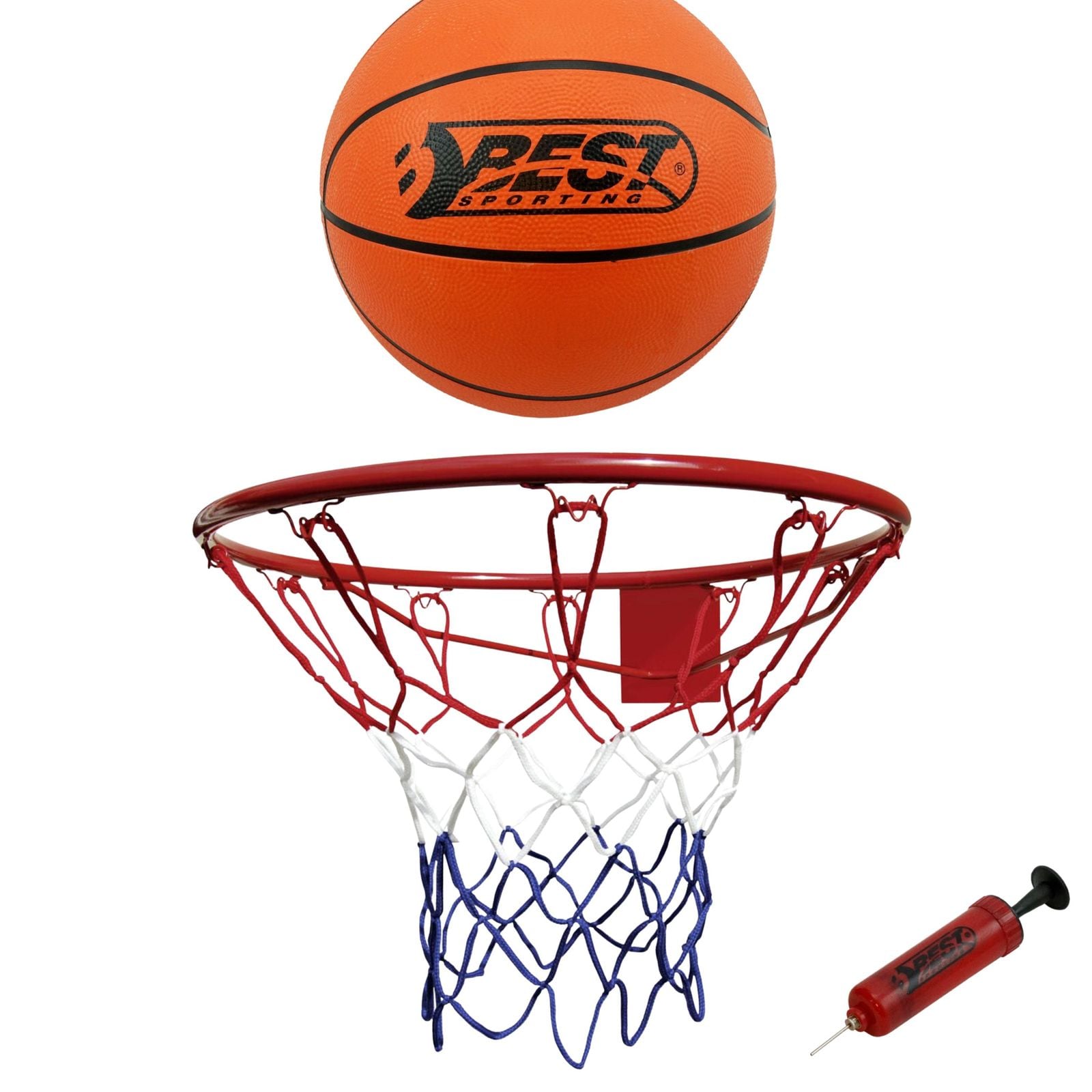 Best Sporting Basketball Set, Basketballkorb mit Basketball und Pumpe - Bild 1