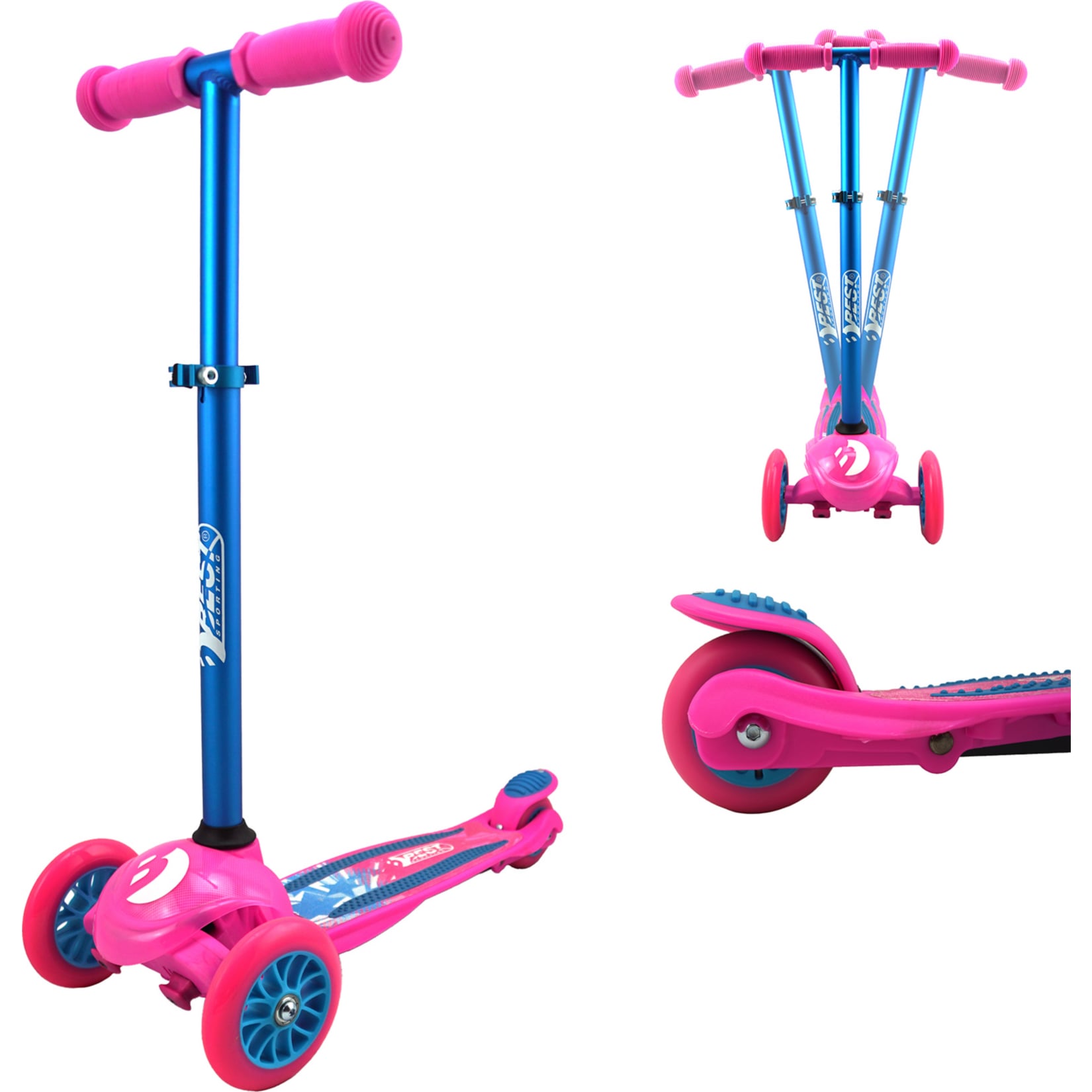 Scooter 3-Wheel pink/blau - Bild 1