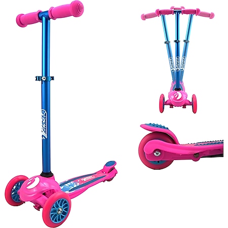 Scooter 3-Wheel pink/blau - Bild 1