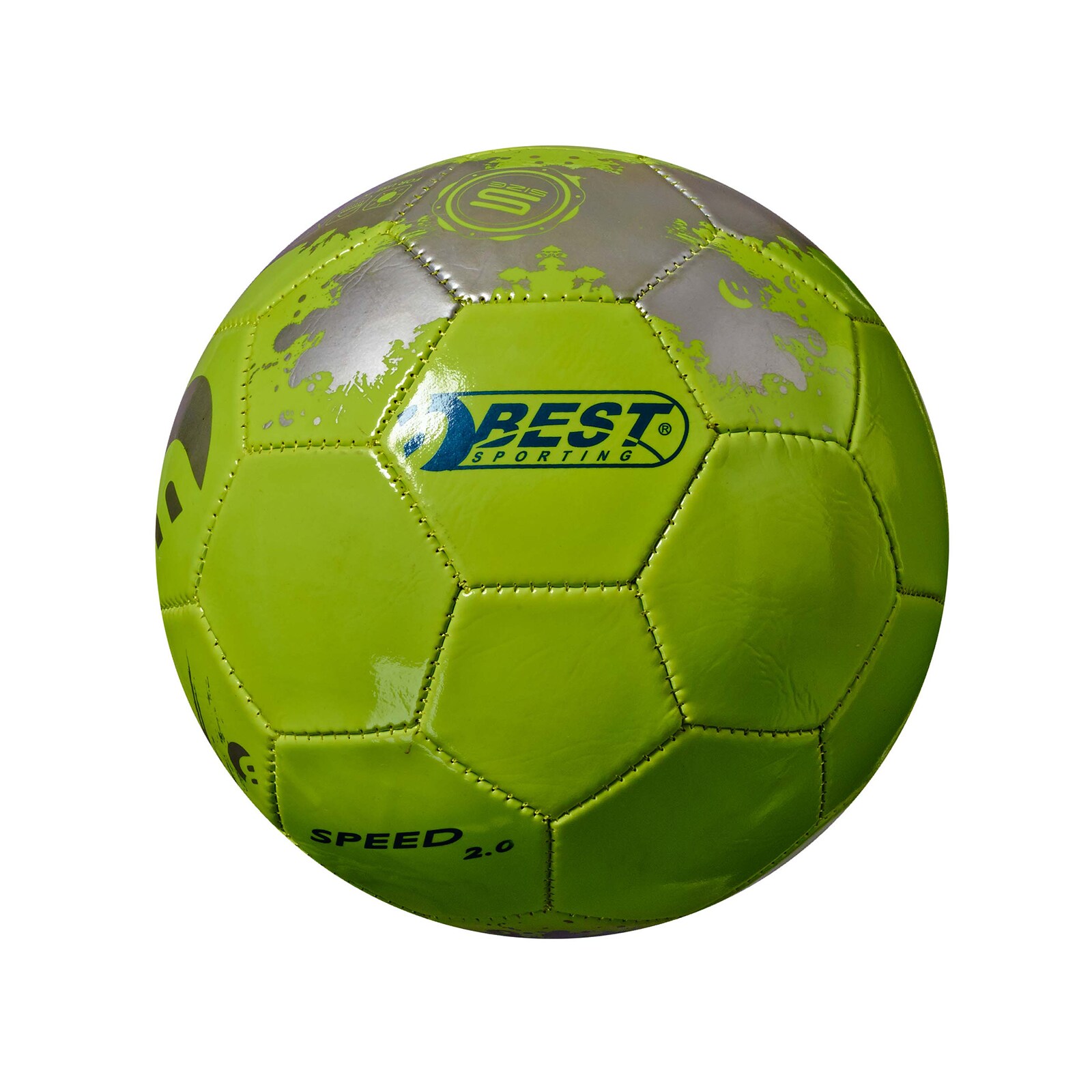 Mini-Fu&szlig;ball, gr&uuml;n/silber - Bild 1