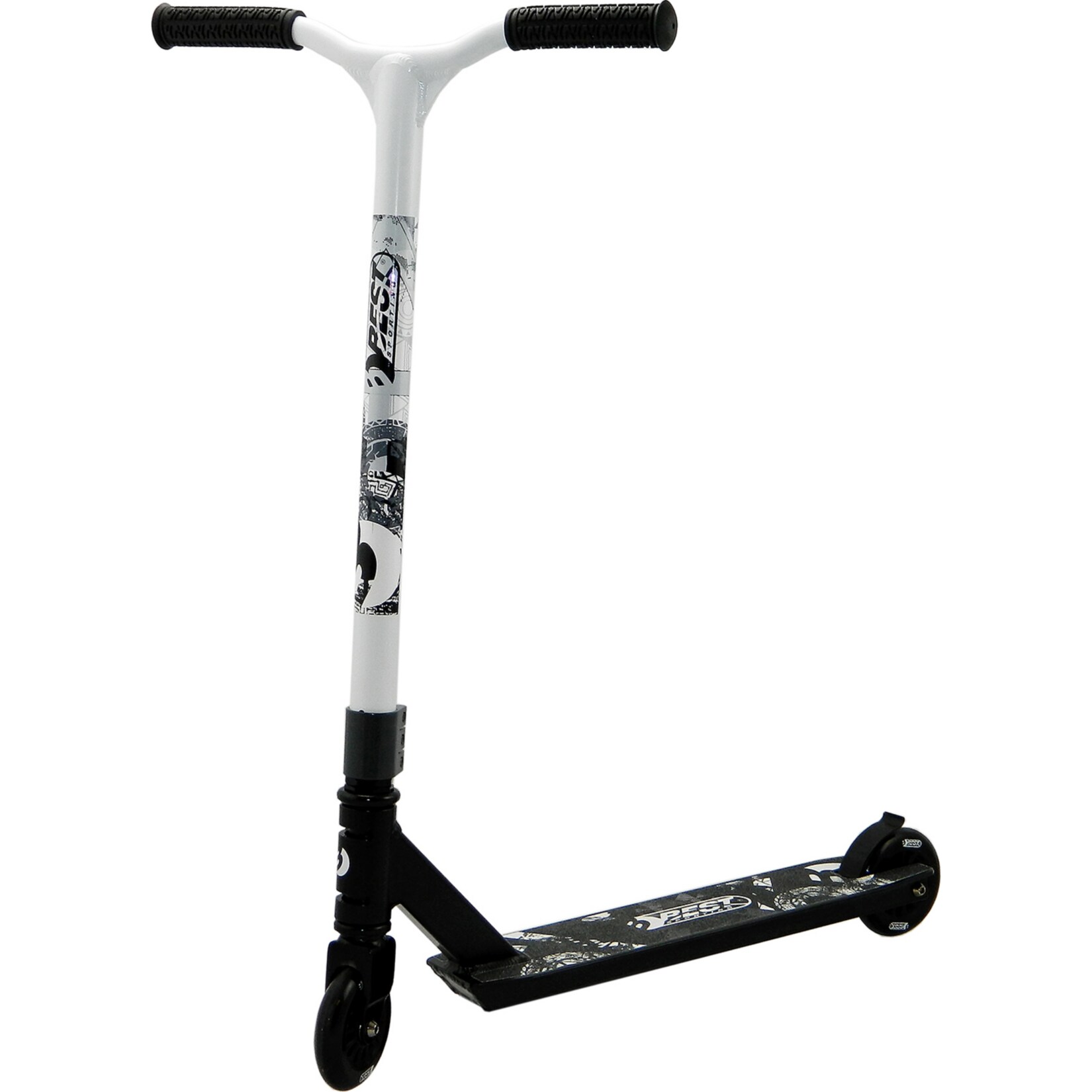 Stunt Scooter, schwarz/weiß | 04009197304201