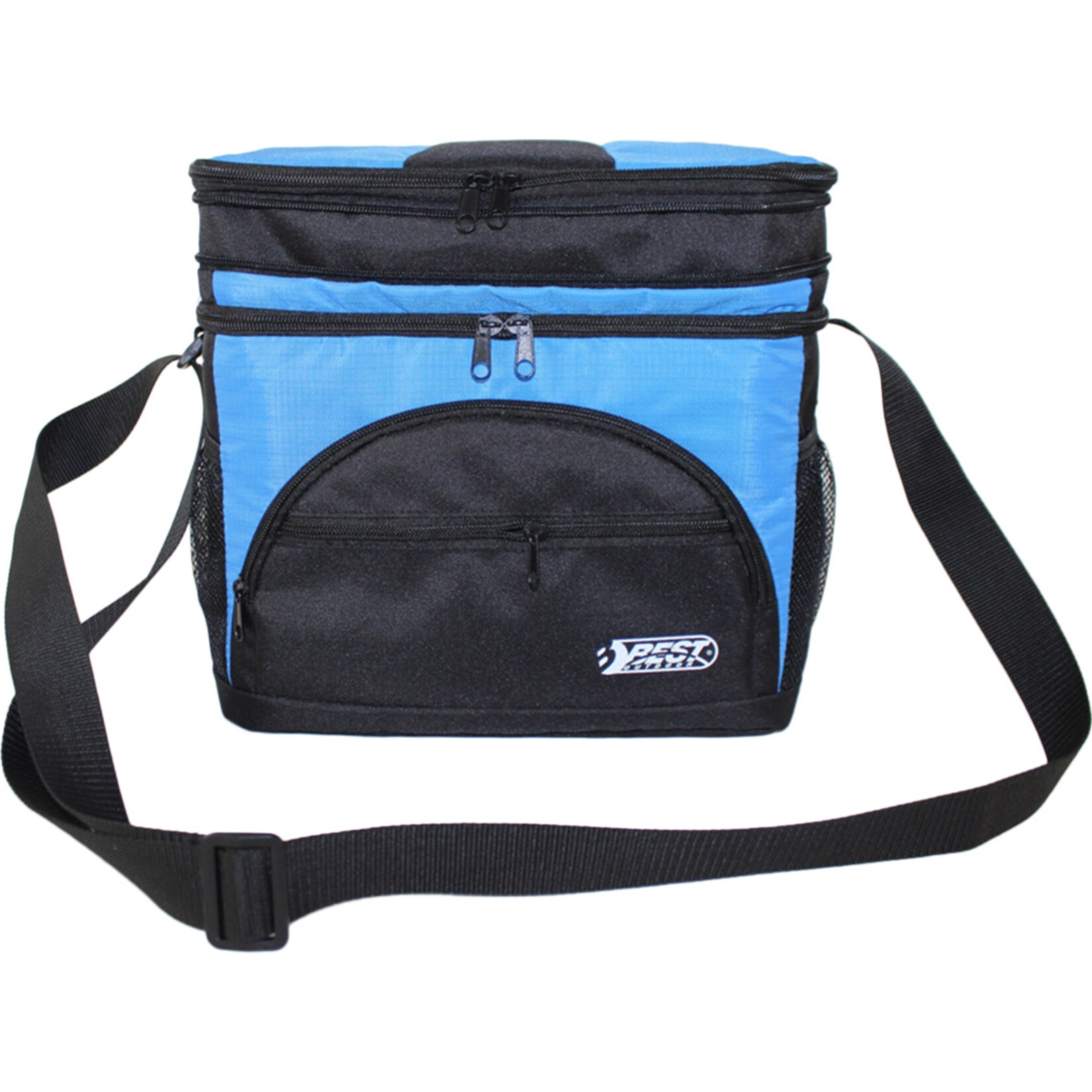 Best Sporting K&uuml;hltasche Isoliertasche 10 L - 30x17x20cm, blau-schwarz - Bild 1