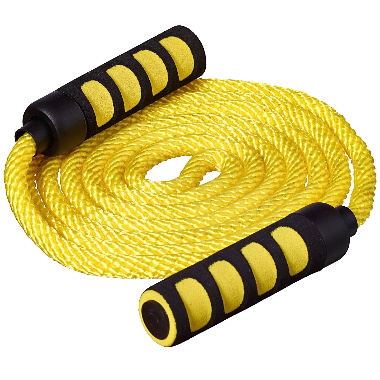 Springseil 400 cm mit Softgriffen, gelb - Bild 1