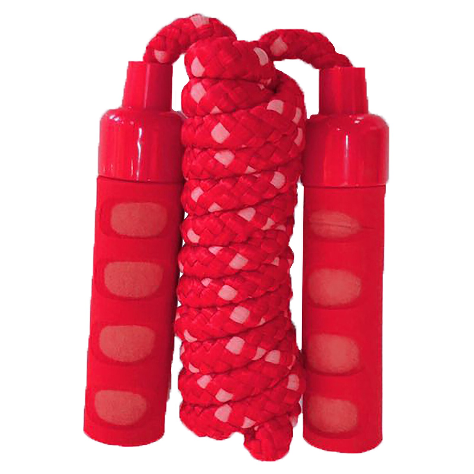 Springseil 200 cm mit Softgriffen, hellrot - Bild 1