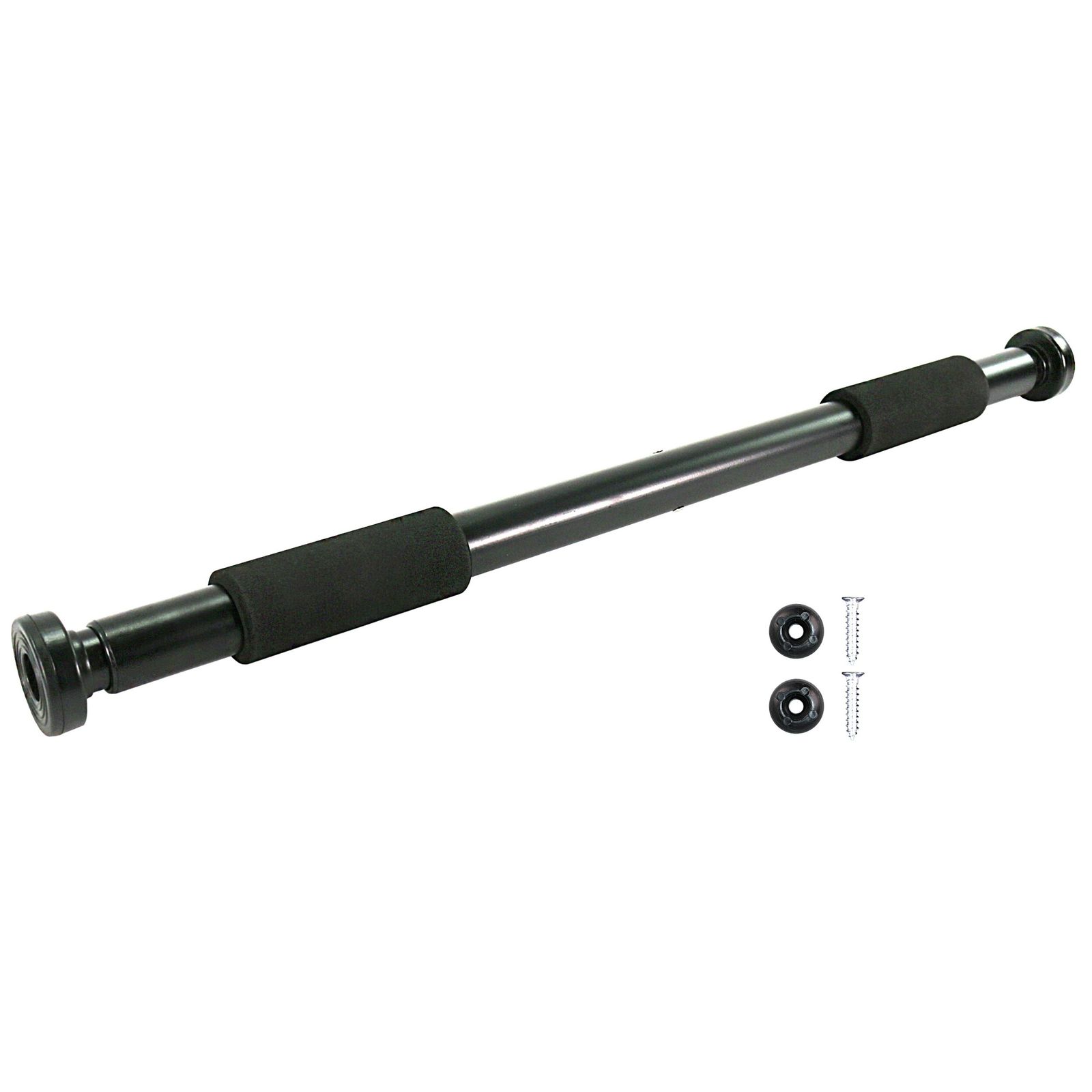 Best Sporting 2-Wege T&uuml;rreck Klimmzugstange I Stufenlos verstellbar 62,5-100 cm I Belastbar bis 100 kg I Einfache Montage mit oder ohne Schrauben I Griffe aus Eva Schaumstoff - Bild 1