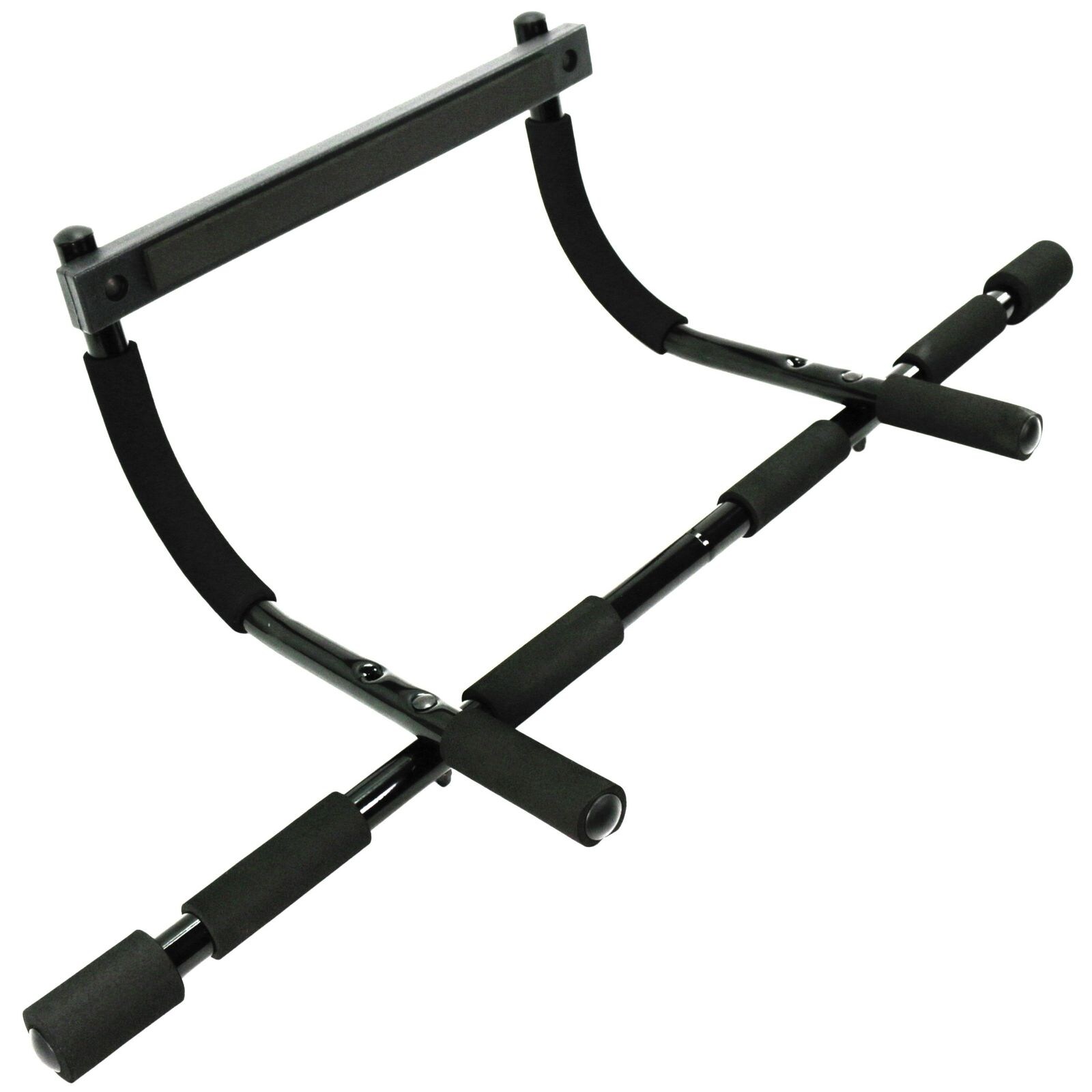 Best Sporting 4 in 1 Multifunktions Tür-Reck I Klimmzugstange mit Softgrip I Belastbar bis 100 kg I Einfache Montage ohne Bohren I Für Klimmzüge, Liegestütze, Dips, Sit-Ups | 04009197613778