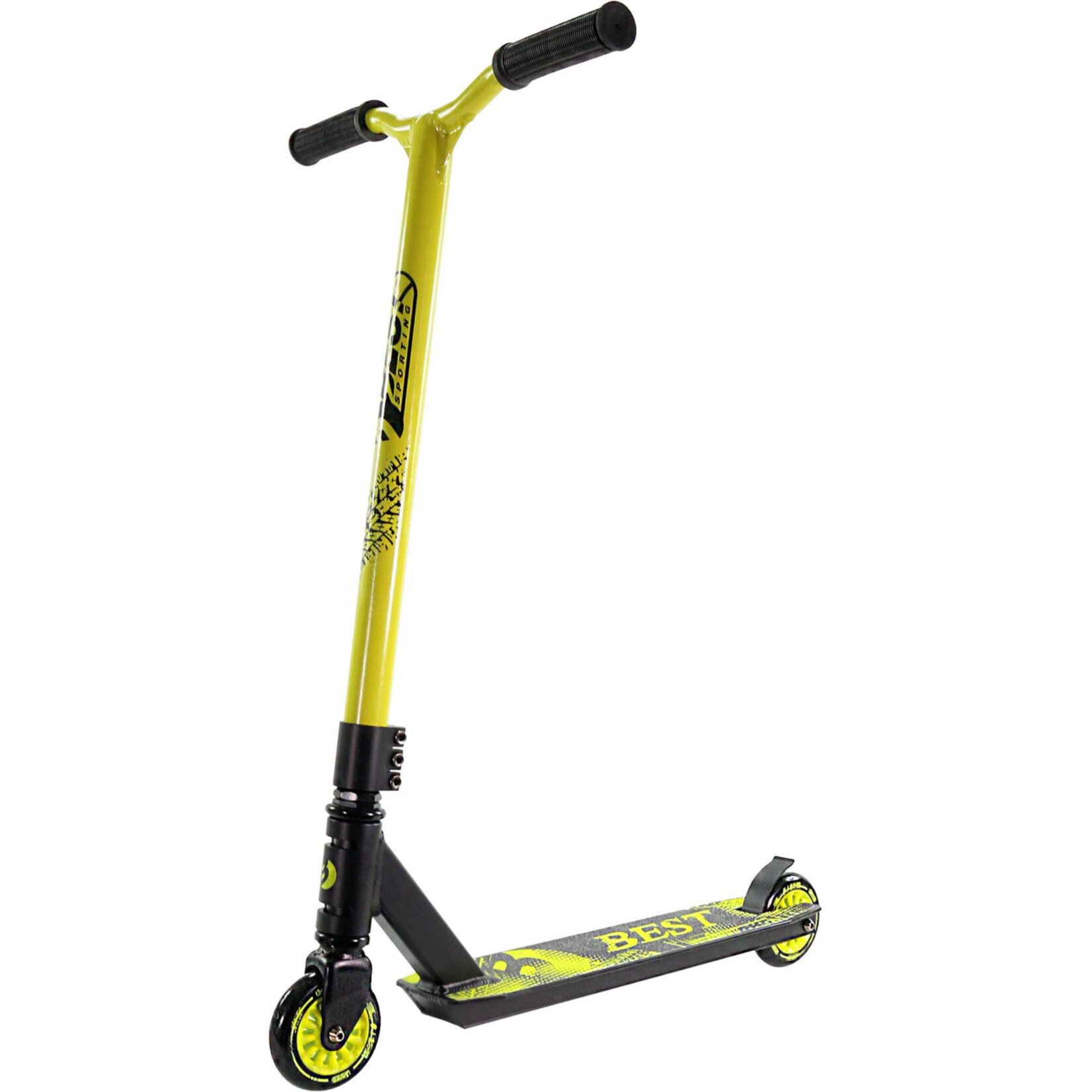 Stunt Scooter, schwarz/gelb - Bild 1