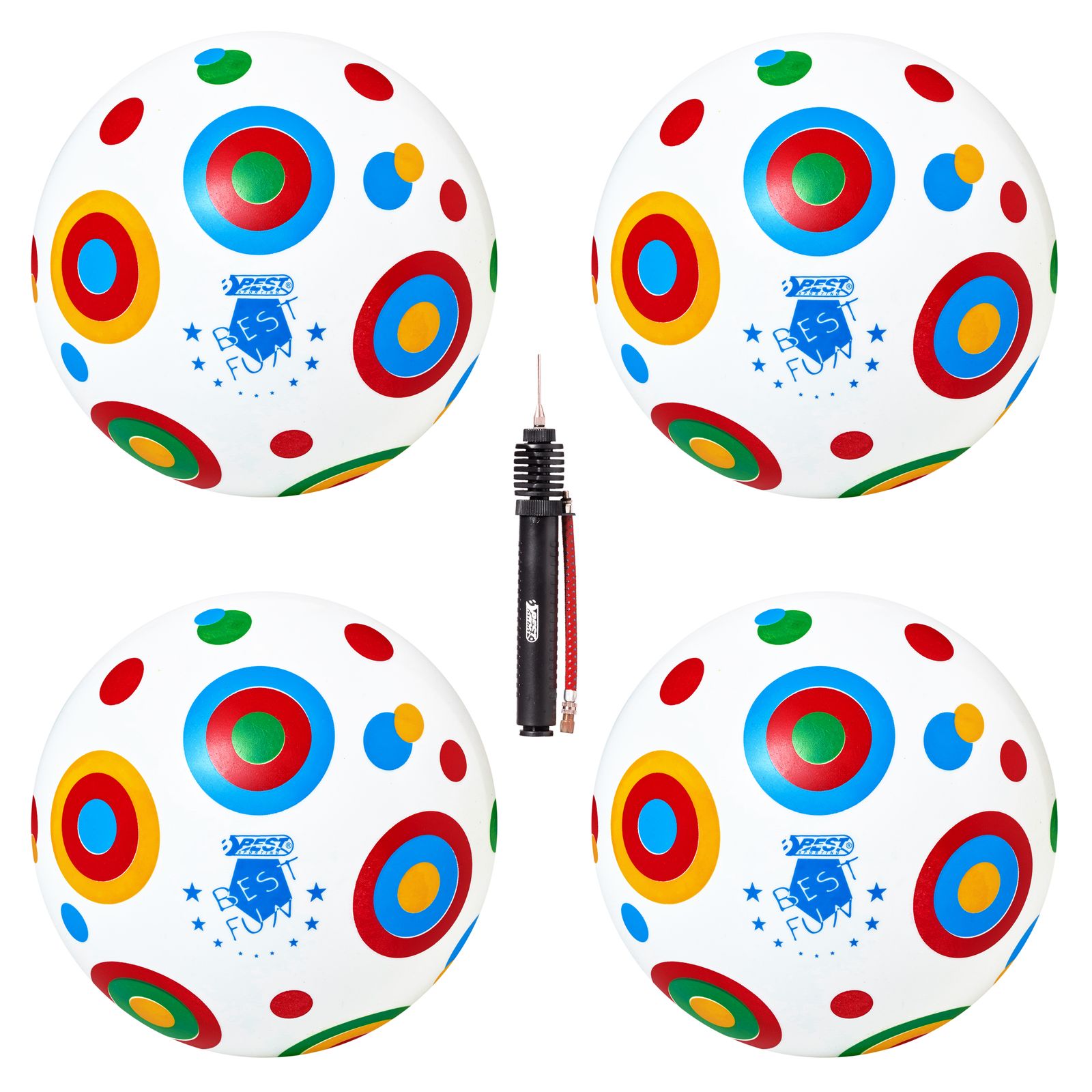 PVC Ball Toy, 22 cm, Kreis, 8 B&auml;lle - Bild 1