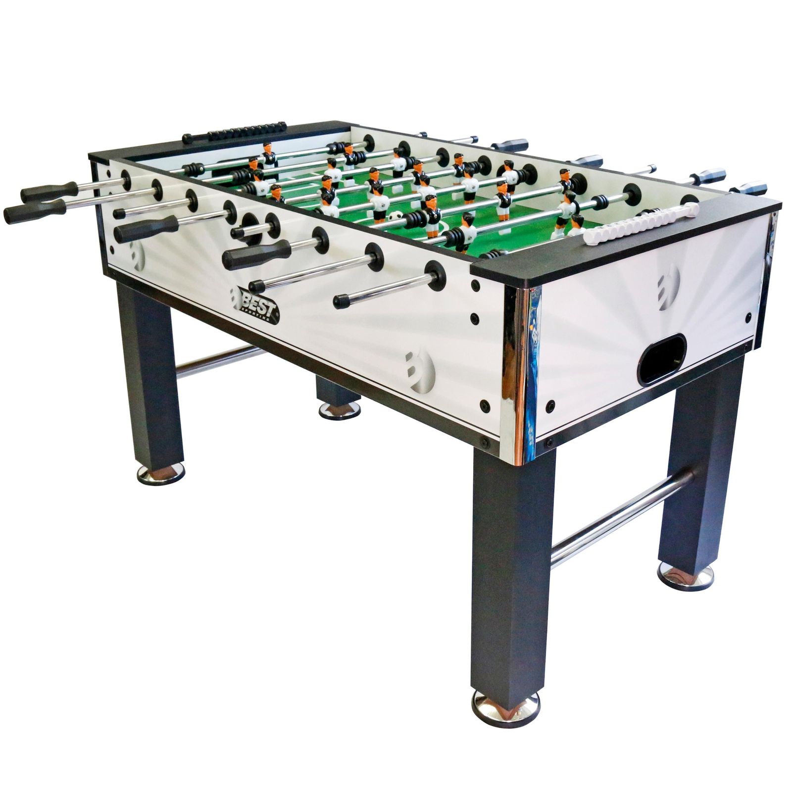 Best Sporting Tischkicker Premium mit gro&szlig;em Spielfeld, wei&szlig;-schwarz - Bild 1