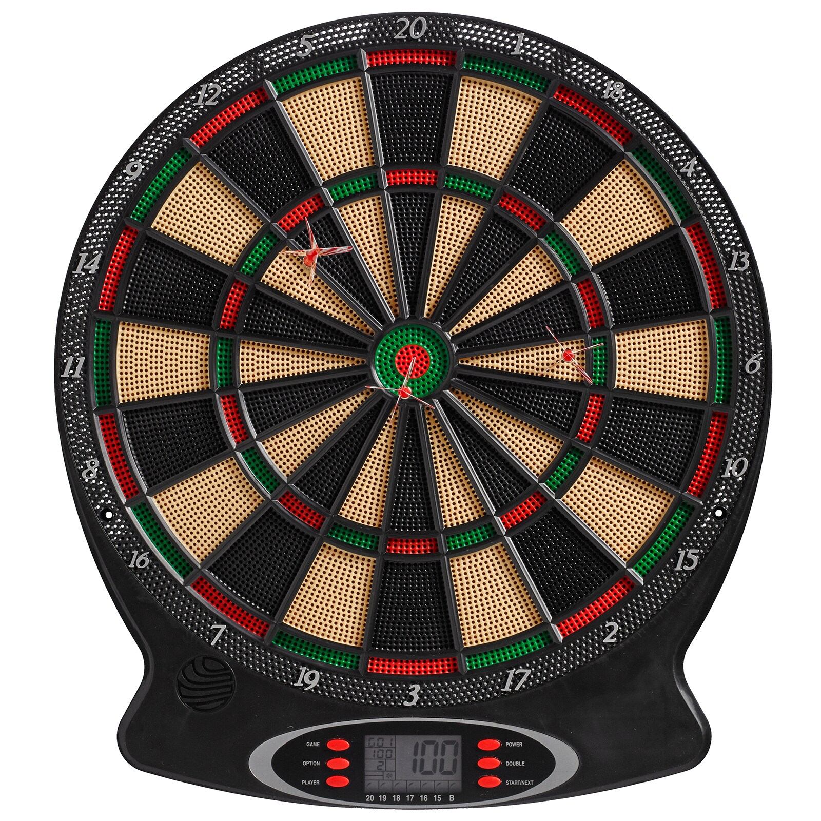 Best Sporting elektronische Dartscheibe LONDON LCD-Display mit 6 Pfeilen