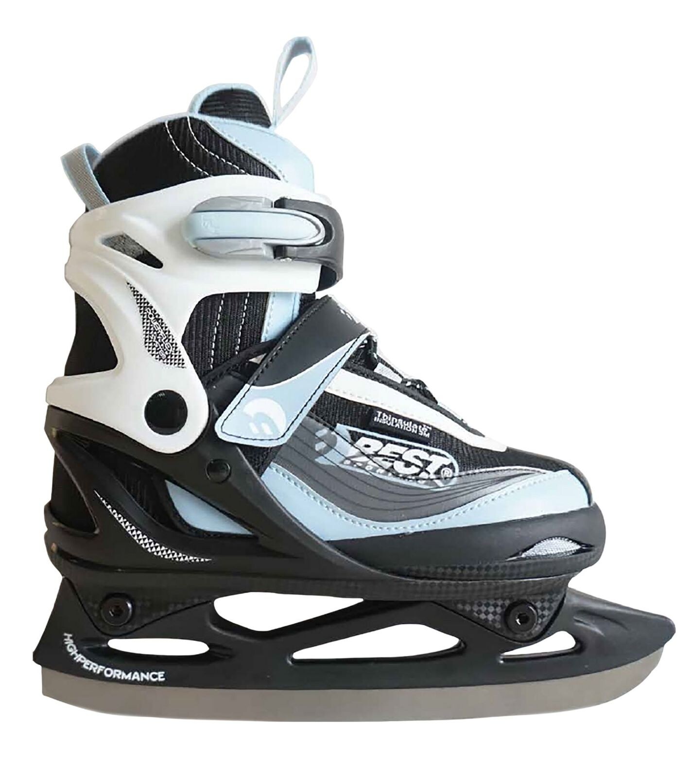 Schlittschuhe schwarz/blau 30-33