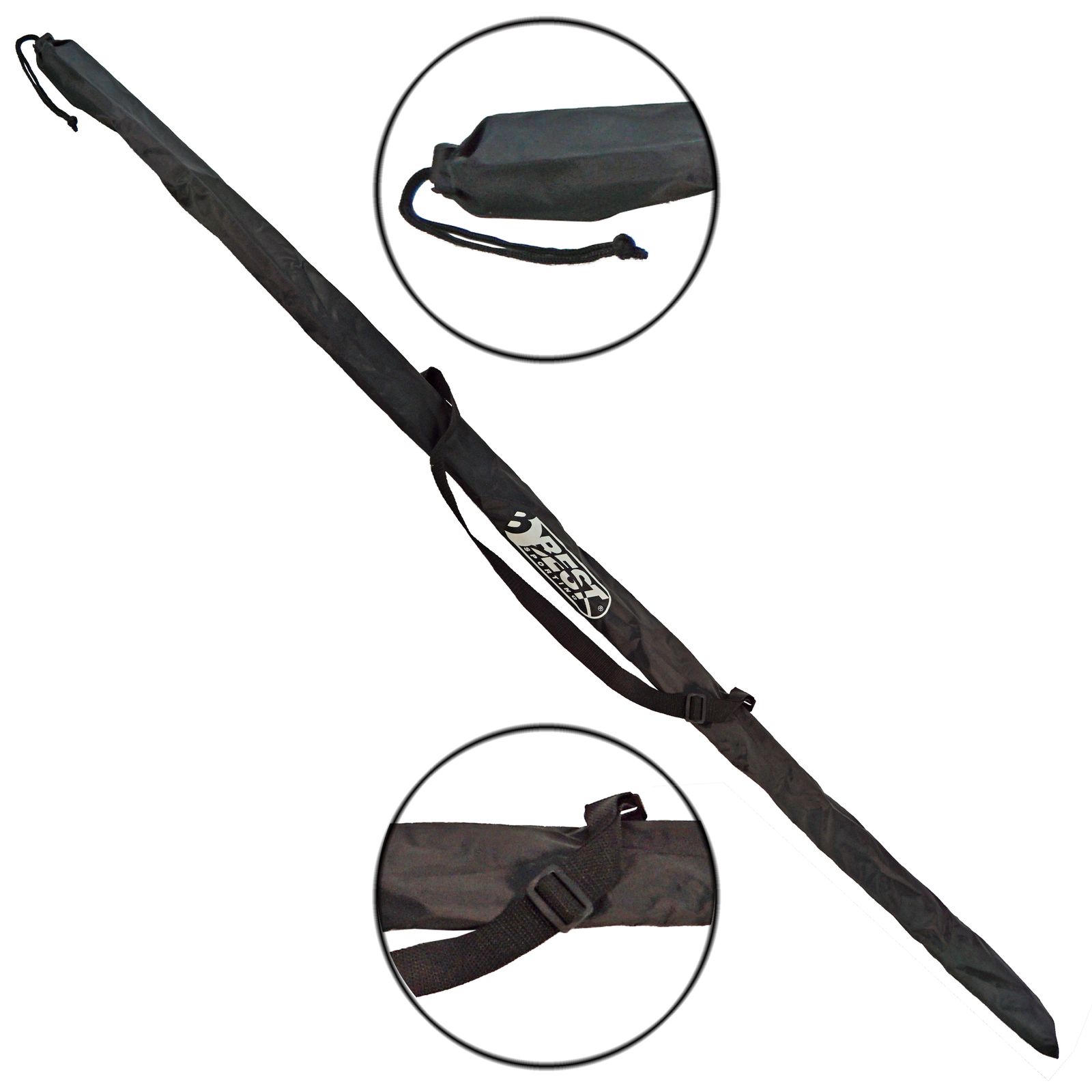 Best Sporting Tasche mit verstellbarem Schultergurt, schwarz, f&uuml;r Swing Stick L&auml;nge 160 cm - Bild 1