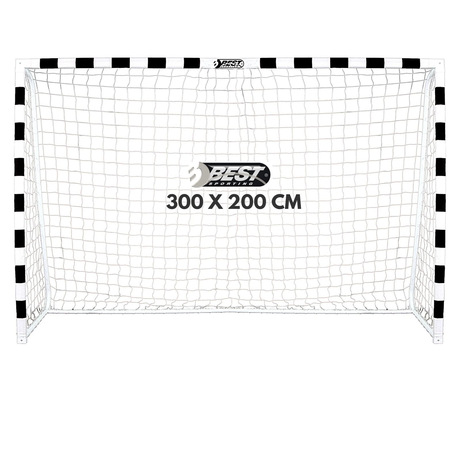 Best Sporting Fußballtor Soccer 300 x 200 x 90 cm, schwarz-weiß | 04009197110864