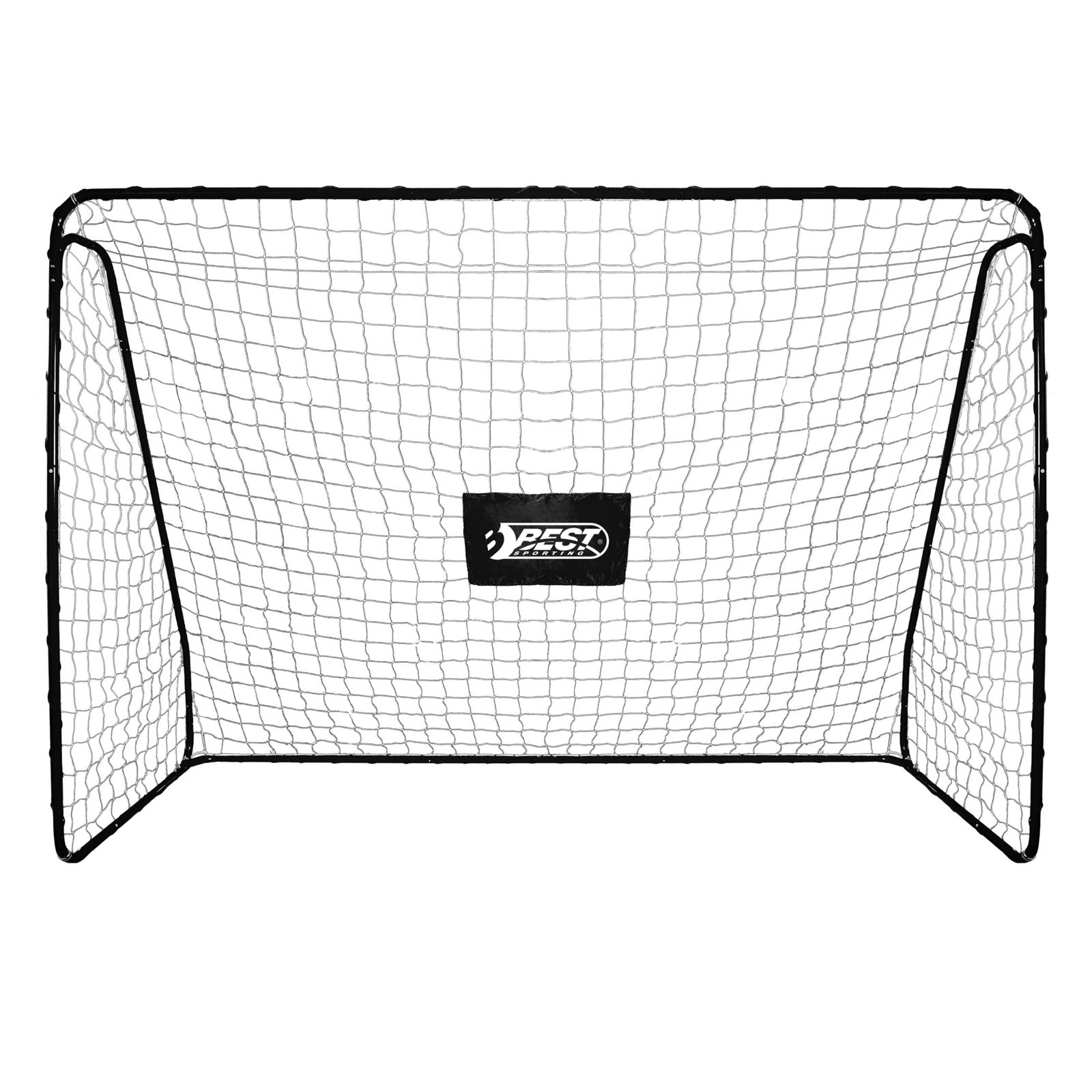 Best Sporting Fussballtore f&uuml;r Garten Kinder 213x152 cm I 1x Fu&szlig;balltor Kinder in schwarz mit wei&szlig;em Netz - Bild 1