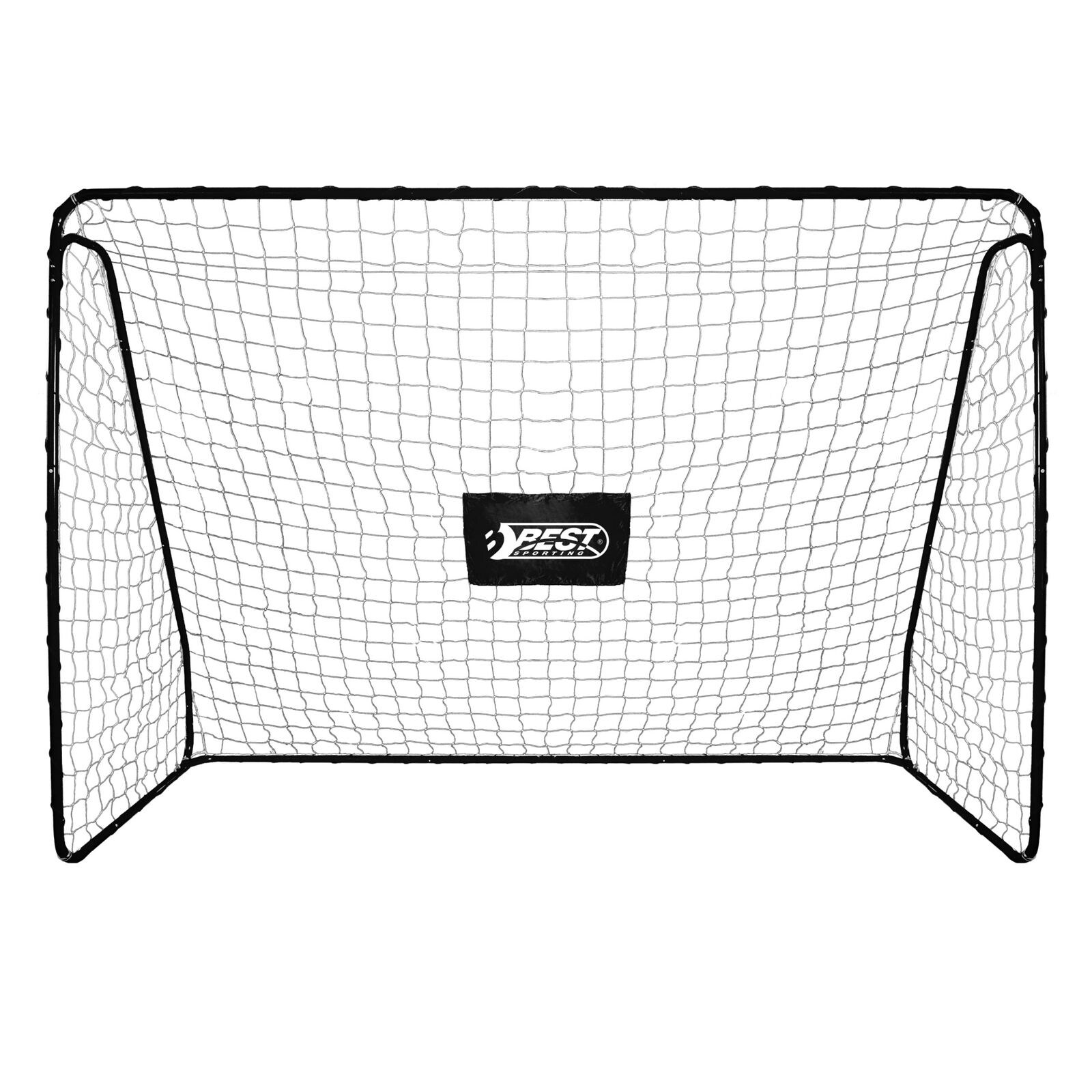Best Sporting Fussballtore für Garten Kinder 213×152 cm I 1x Fußballtor Kinder in schwarz mit weißem Netz | 04009197110833