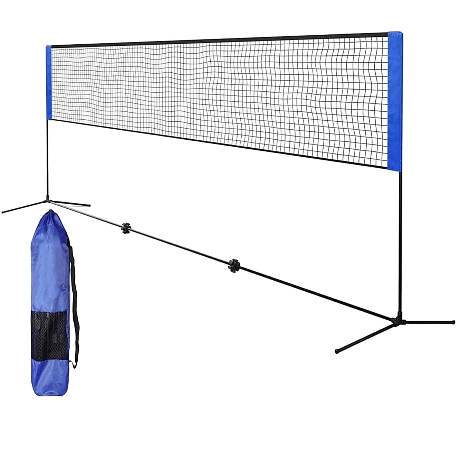 Best Sporting Volleyballnetz Outdoor 4 in 1 I Badmintonnetz 310cm breit I Badminton Netz Garten h&ouml;henverstellbar - Bild 1