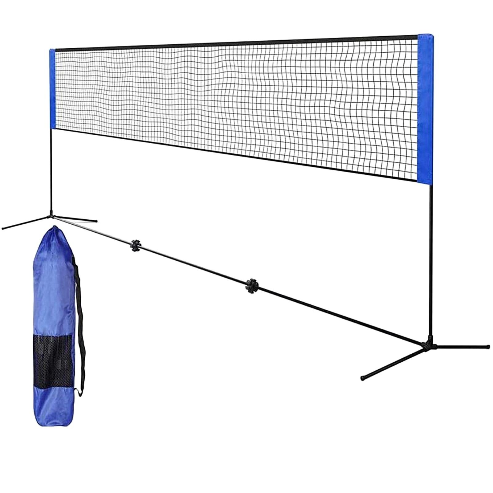 Best Sporting Volleyballnetz Outdoor 4 in 1 I Badmintonnetz 310cm breit I Badminton Netz Garten höhenverstellbar | 04009197411824