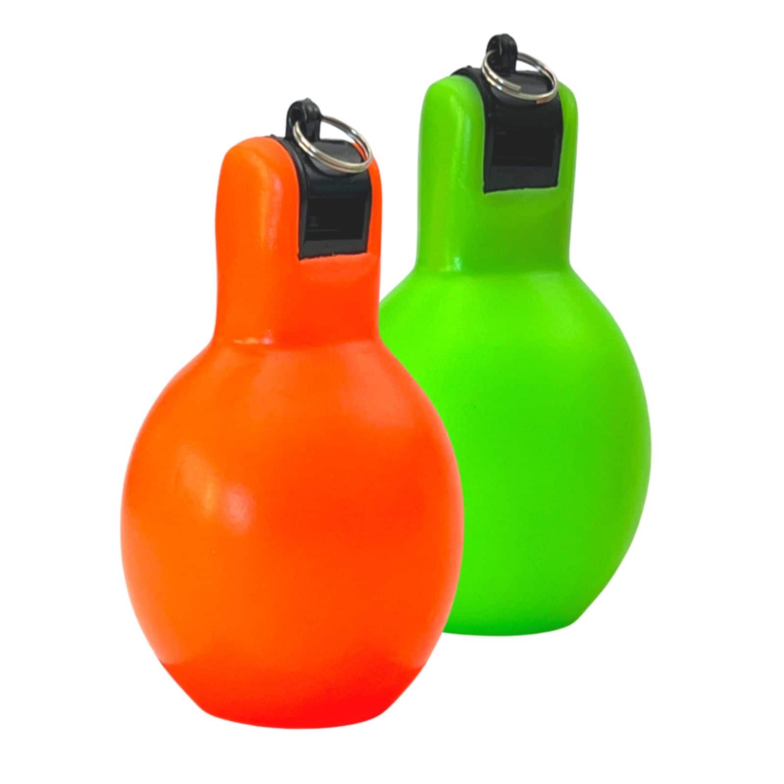 Best Sporting Handpfeife f&uuml;r Training und Sportunterricht 2er Set orange + gr&uuml;n - Bild 1
