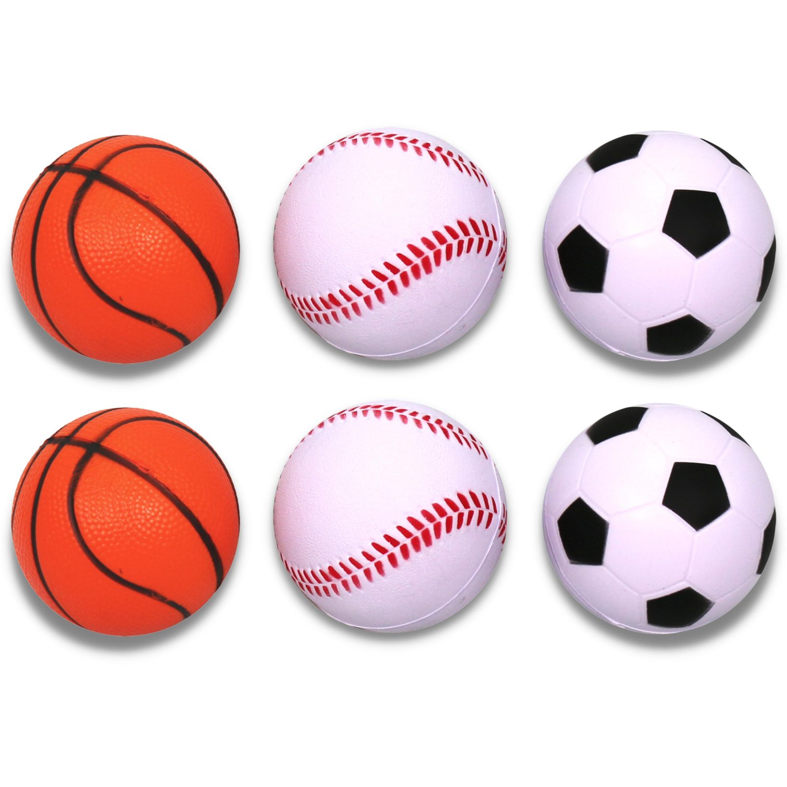 Best Sporting 6 Mini-Fun-B&auml;lle, Softb&auml;lle aus Schaumstoff - Bild 1
