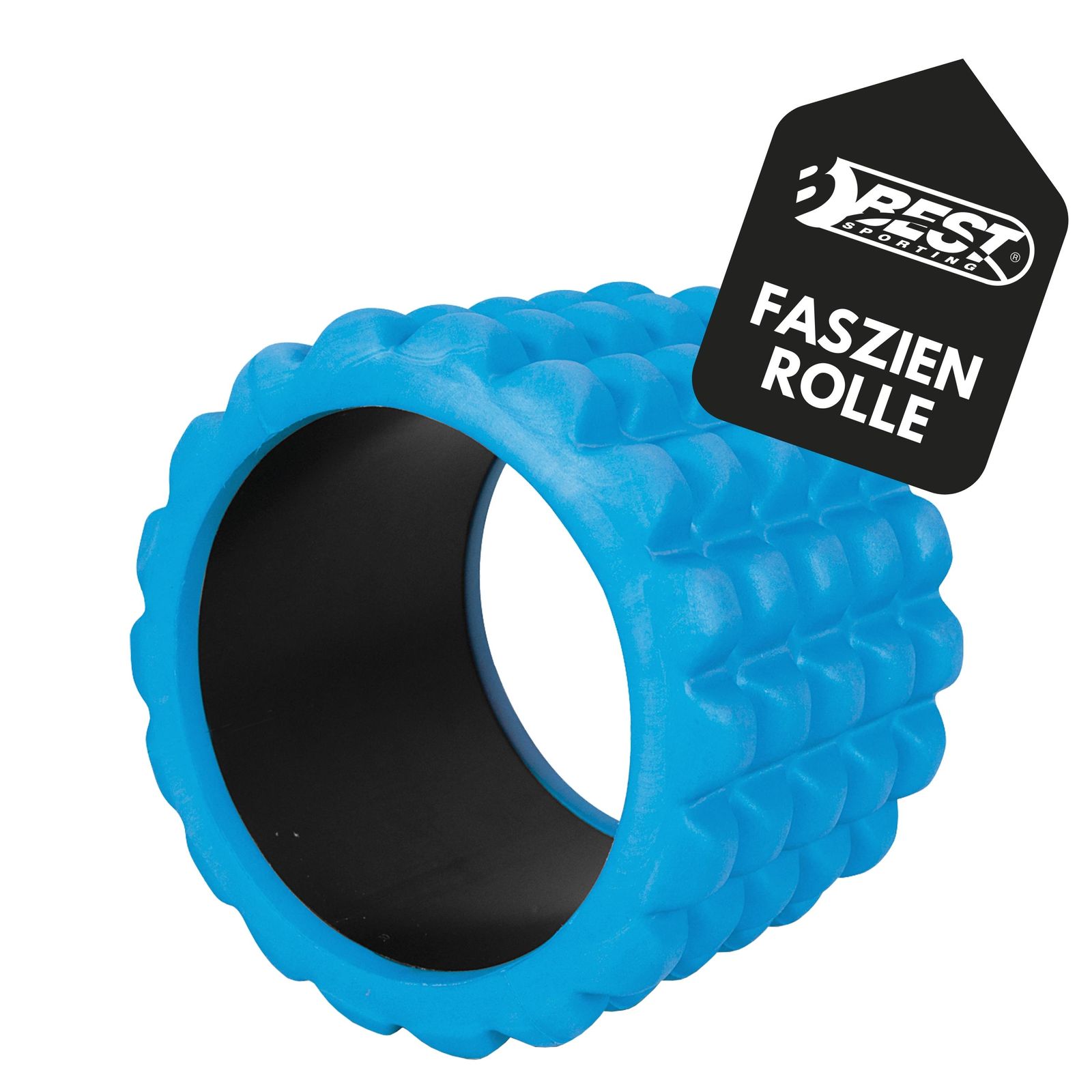 Best Sporting Mini Faszienrolle R&uuml;cken 10cm I Faszienroller in blau I Pilates Rolle 300g I R&uuml;ckenrolle &Oslash;14cm I Schaumstoffrolle f&uuml;r Beweglichkeit und Durchblutung I foam roller aus EVA-Schaum - Bild 1