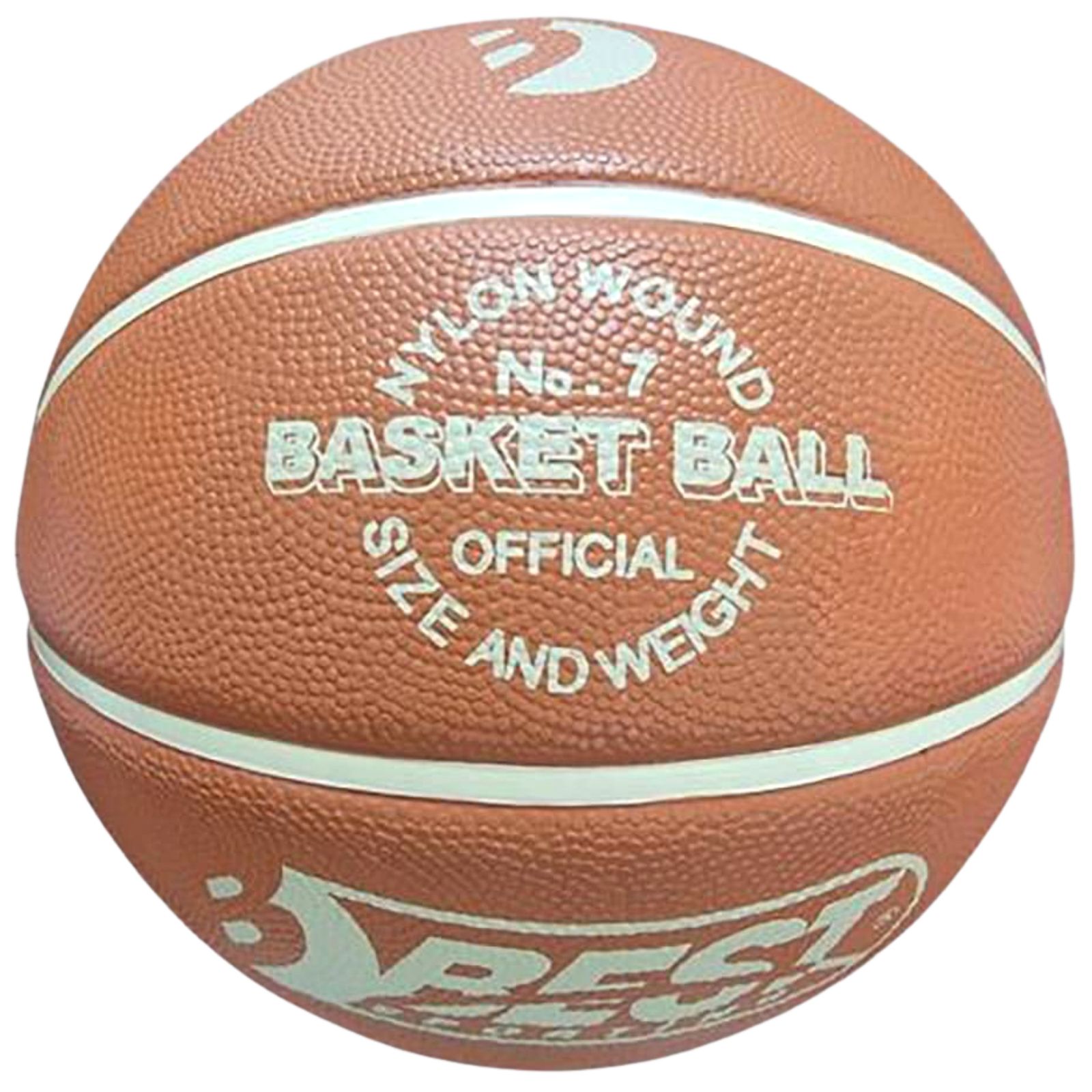 Best Sporting Basketball Gr&ouml;&szlig;e 7 Brown/Cream I hochwertiger Basketball Outdoor I robuster Basketball Kinder & Erwachsene I Basketball Ball mit offiziellem Gewicht & Gr&ouml;&szlig;e I Basketball-Zubeh&ouml;r - Bild 1