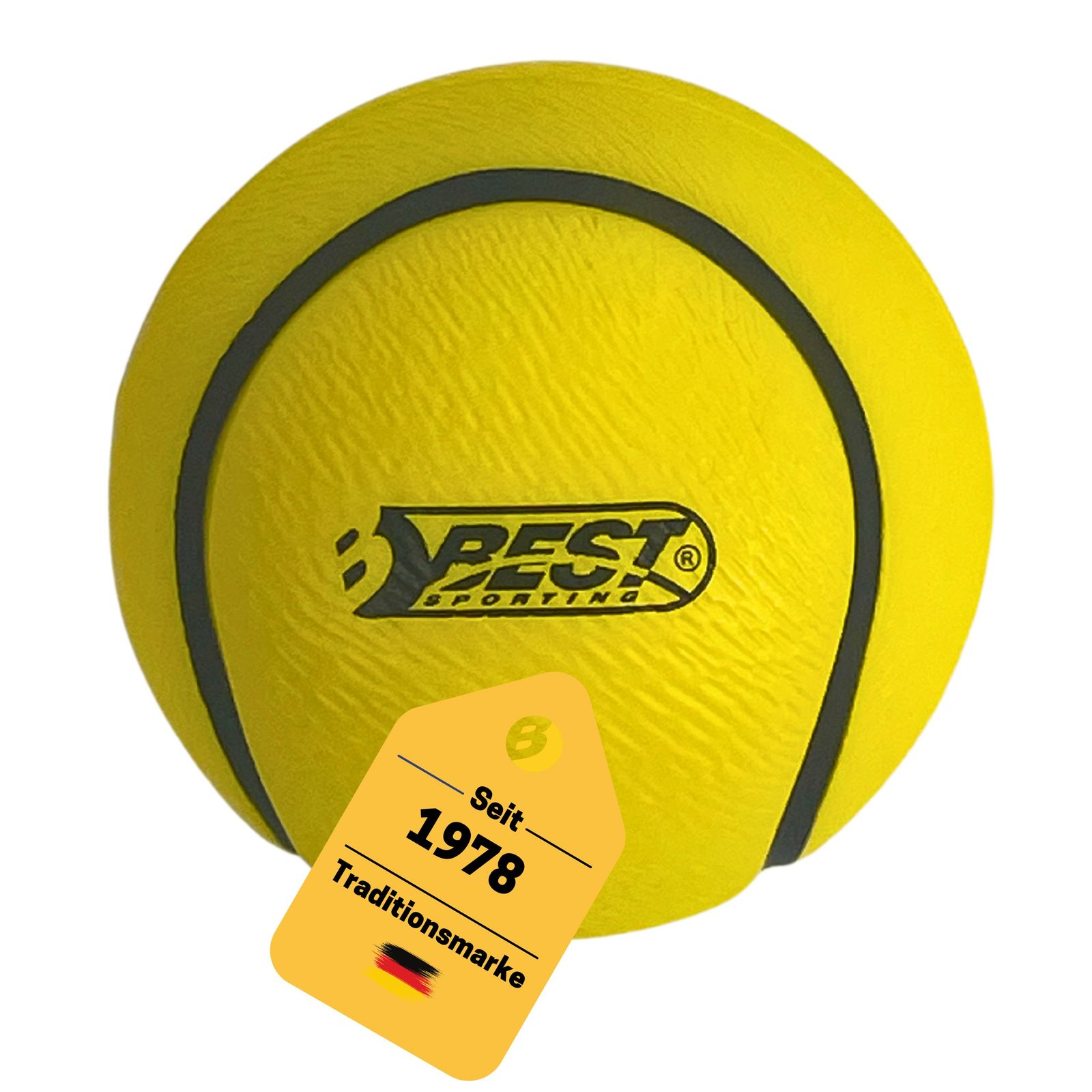 Best Sporting Small High-Bounce Ball - Tennis I Robuster und langlebiger Bounce Tennis ball I Hochwerfball I Springball f&uuml;r Kinder I Tennis I Ideal f&uuml;r Outdoor & Indoor Spiele - Bild 1