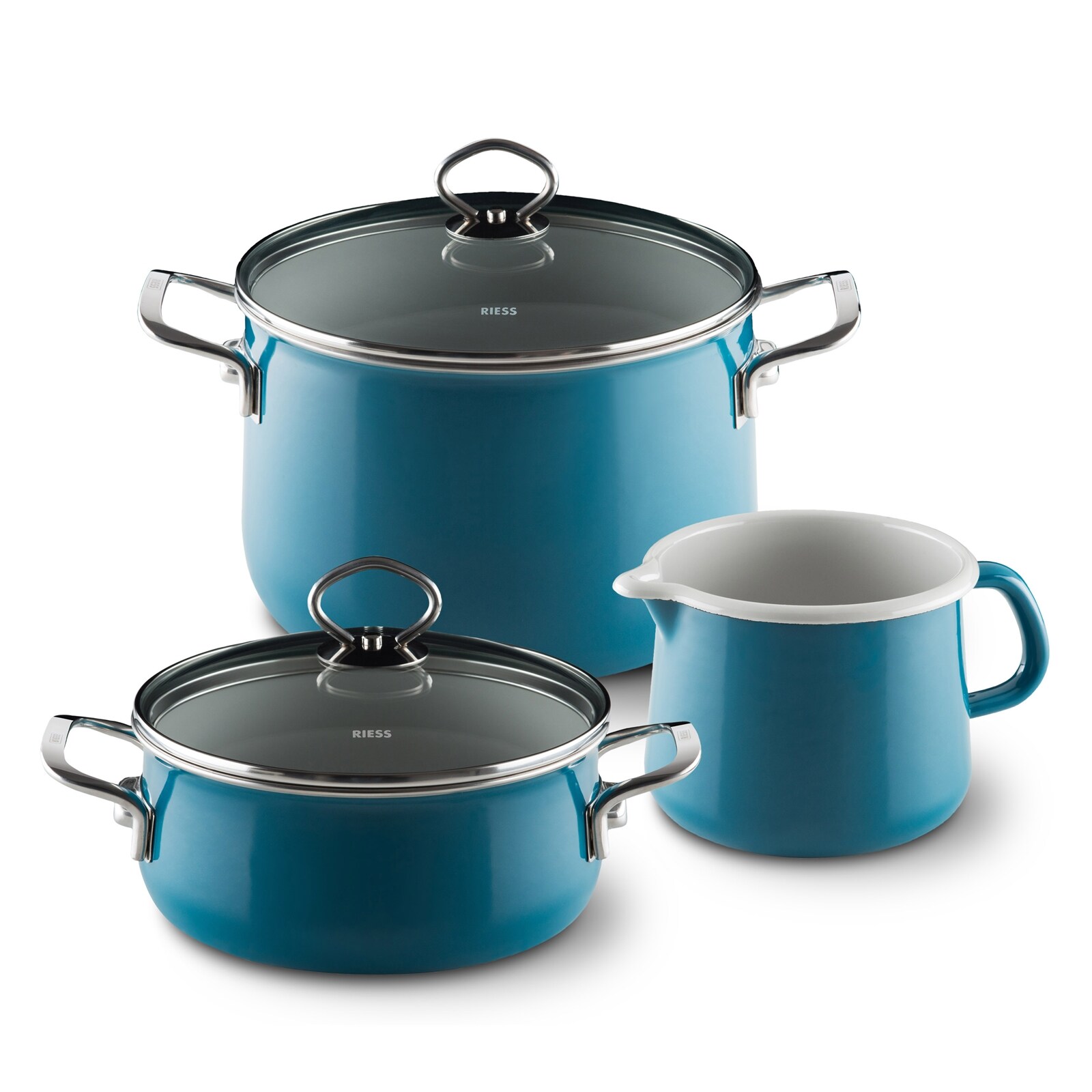 Riess Topfset 3-teilig AQUAMARIN - Bild 1