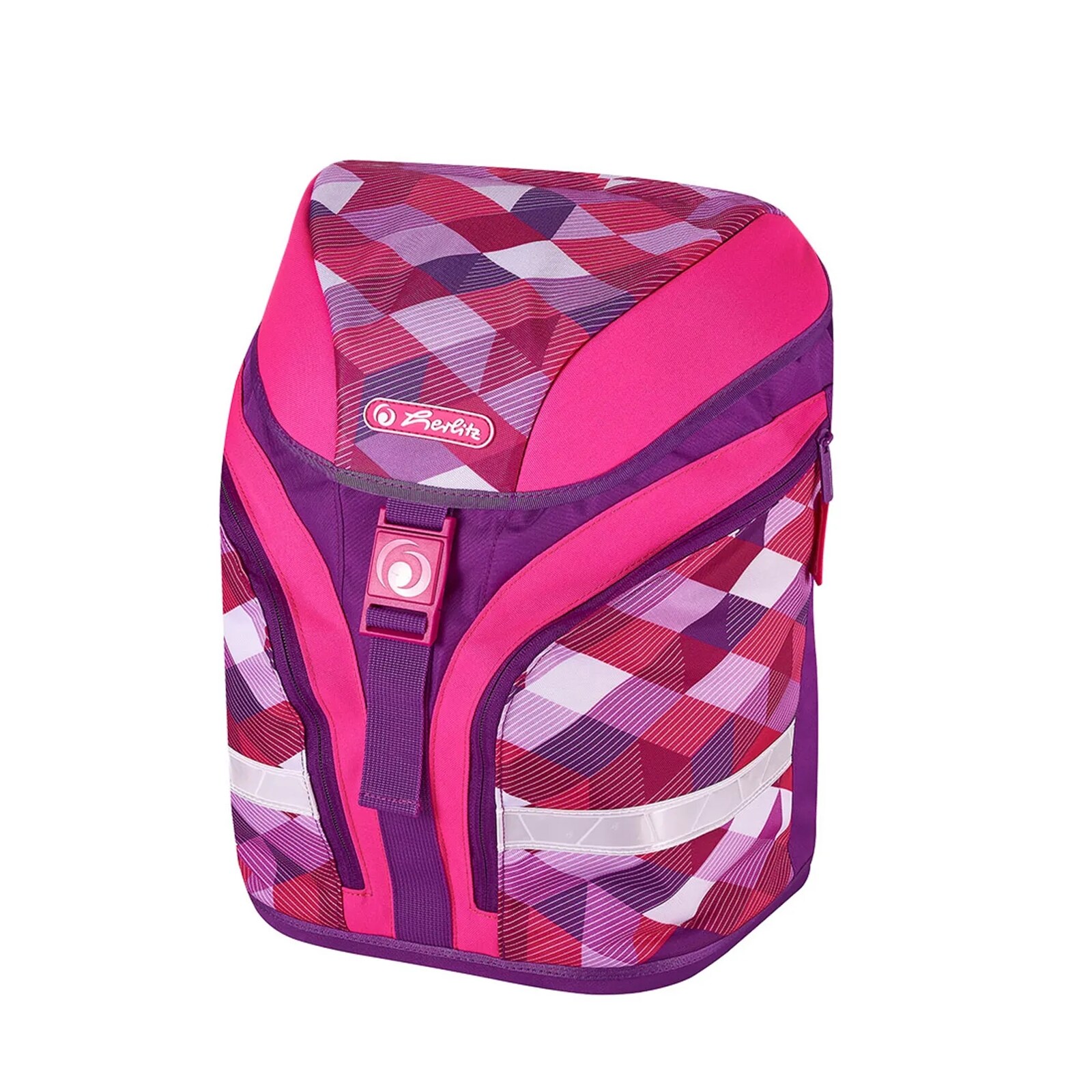 Herlitz Grundschulrucksack Motion Plus Pink Cubes - Bild 1