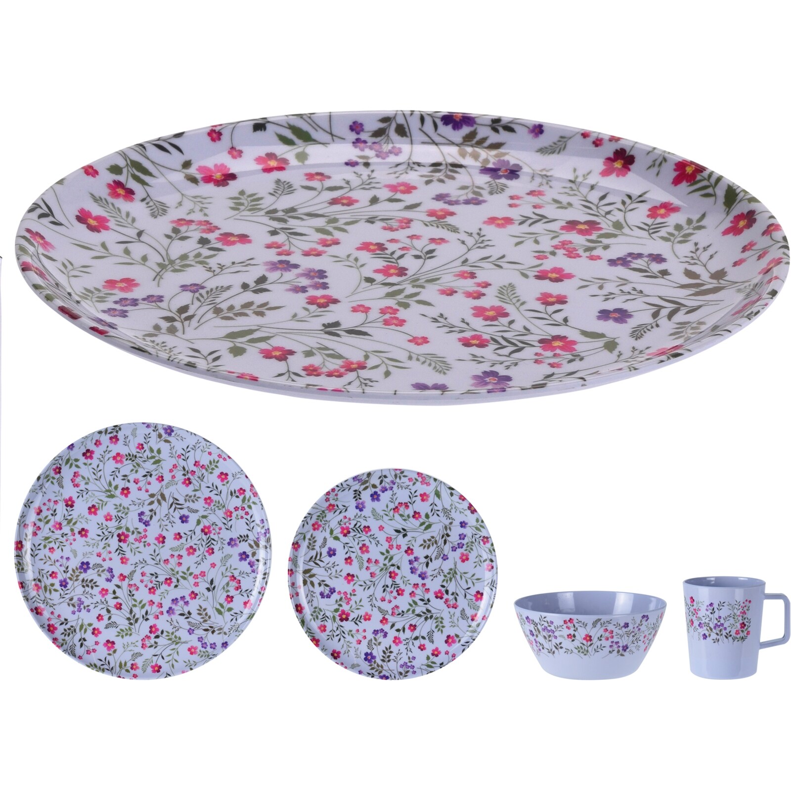 HTI-Living Geschirrset 16tlg. Melamin