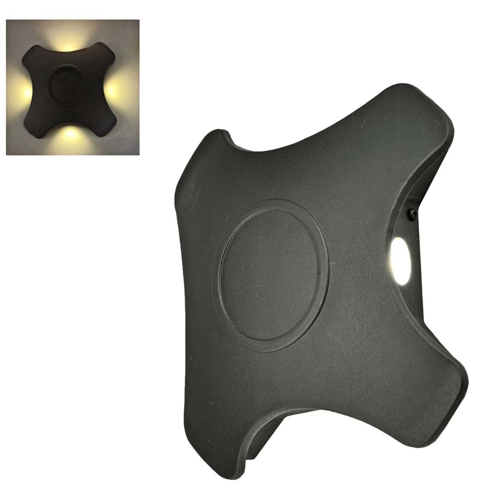 Harms Import Garten Wandleuchte Sternf&ouml;rmig - Bild 1